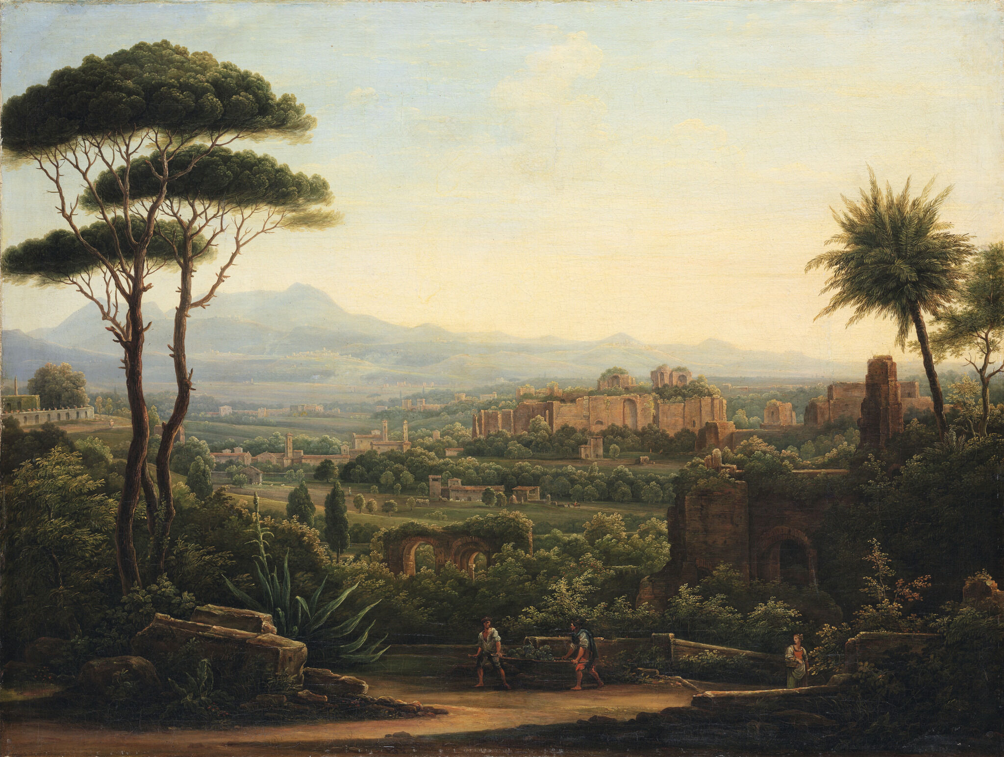 Вид в окрестностях Тиволи, Fyodor Matveyev, 1819