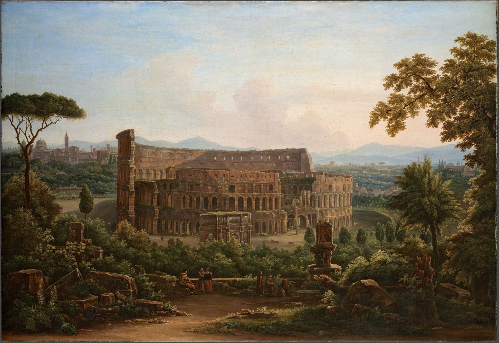 Вид Рима. Колизей, Fyodor Matveyev, 1816