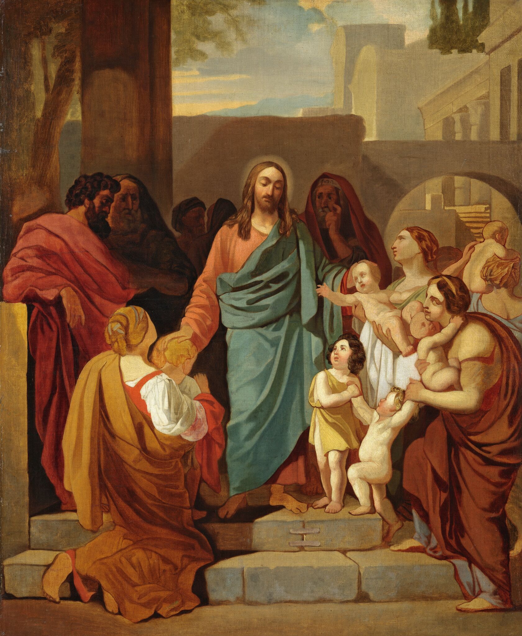 Благословение детей, Karl Bryullov, 1824