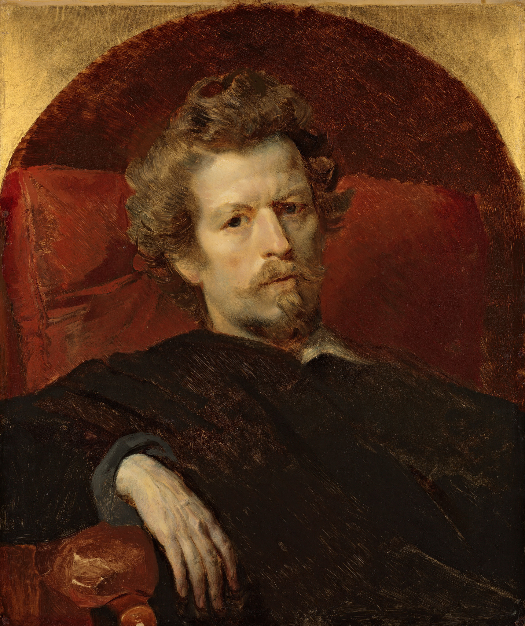 Автопортрет, Karl Bryullov, 1848