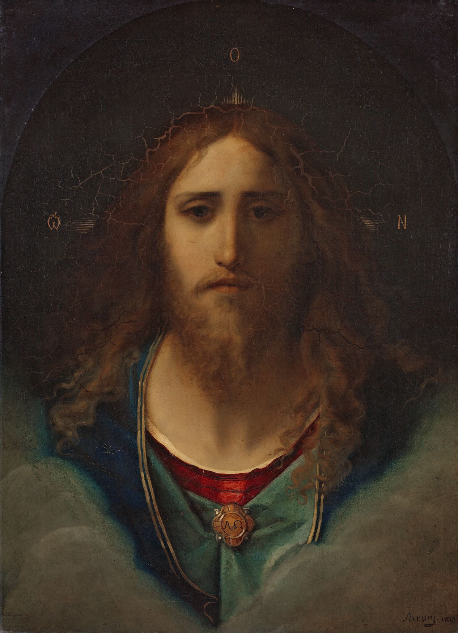 Христос, Fyodor Bruni, 1847