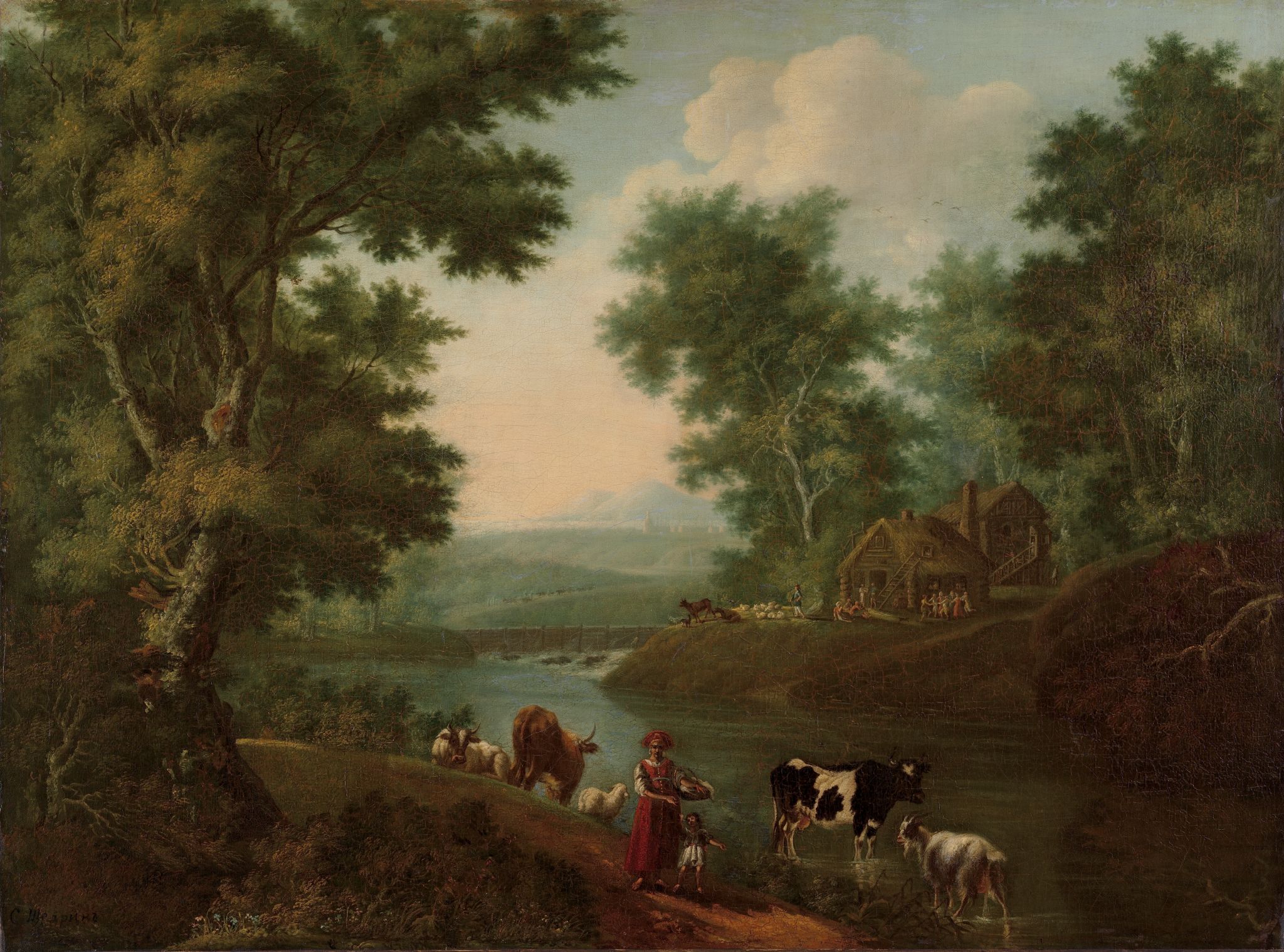 Пейзаж в окрестностях Петербурга, Semyon Shchedrin