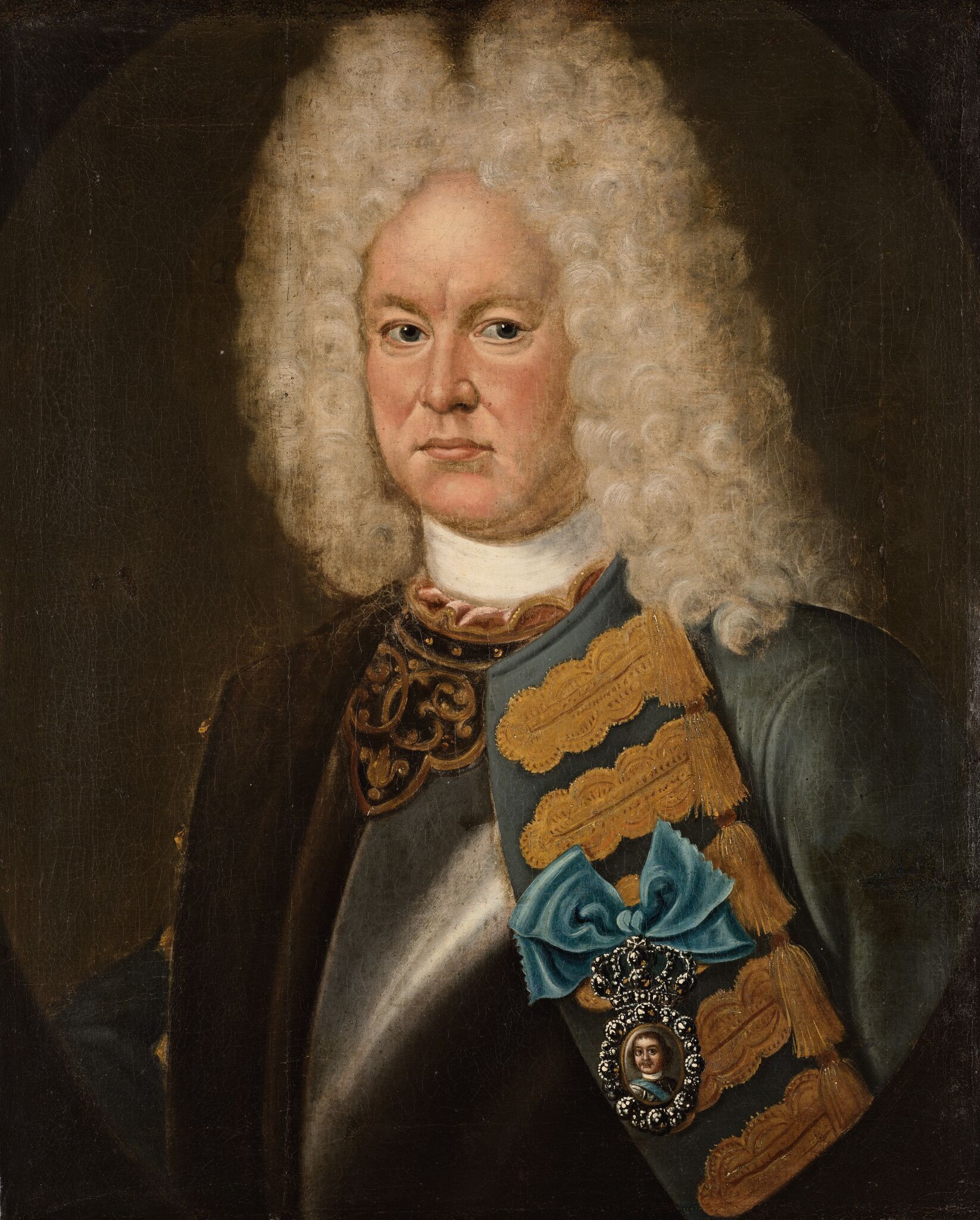 Портрет Р.Х. Боура, Unknown foreign artist, first third of the 18th century, no earlier than 1709