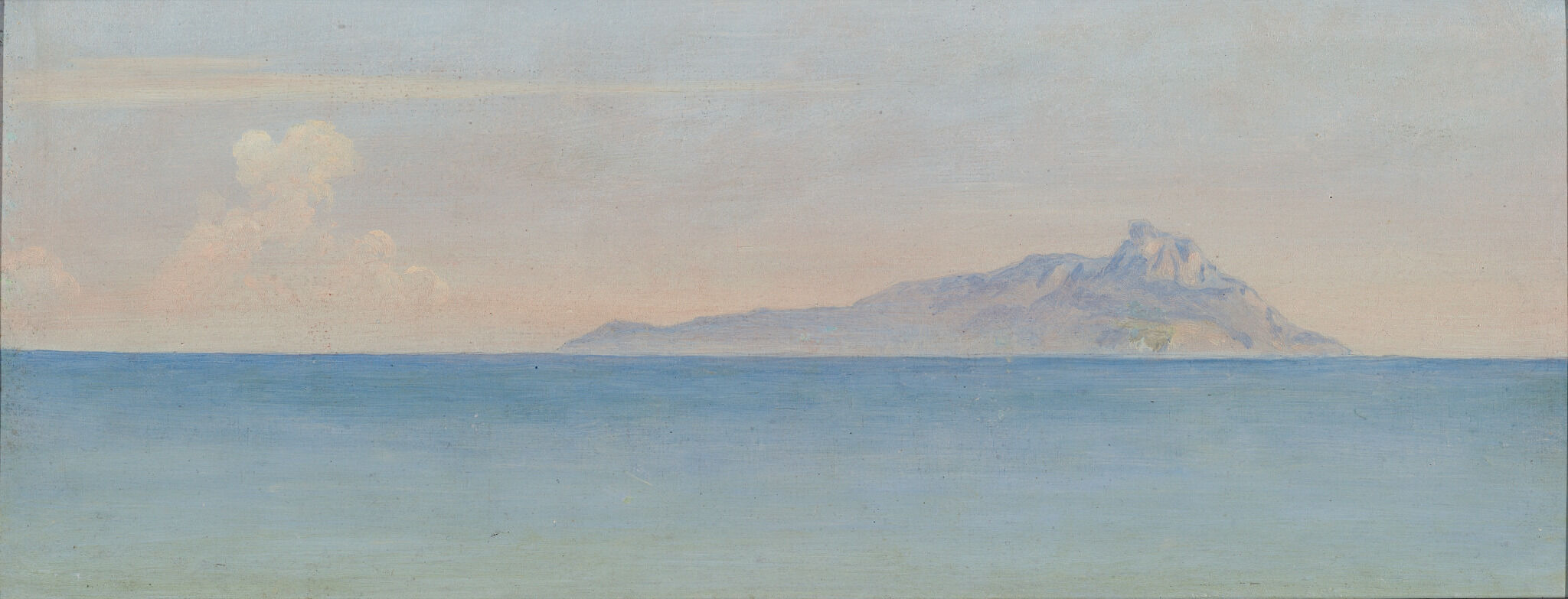 Море со скалой на горизонте, Alexander Ivanov, late 1840s