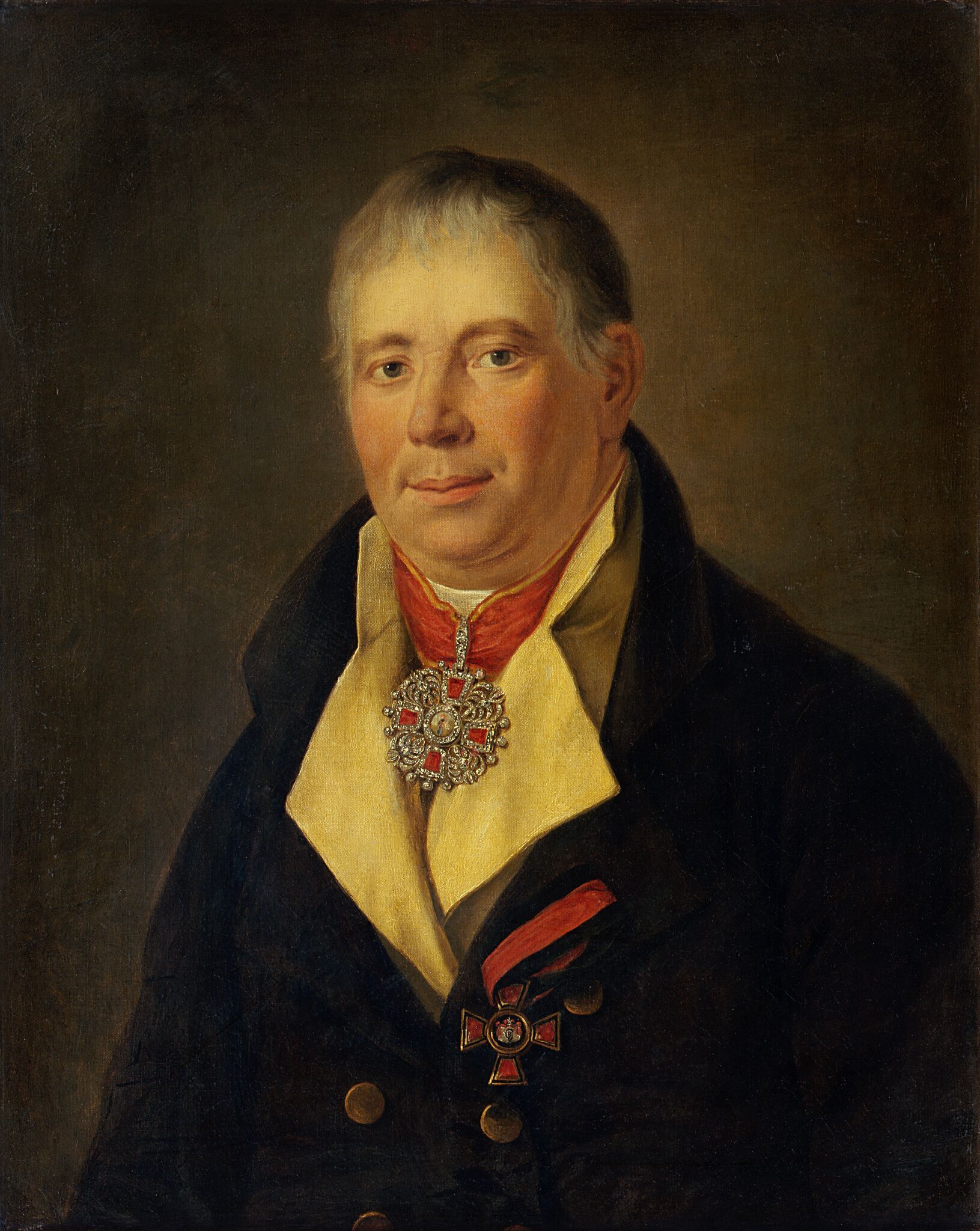 Портрет И.К. Каменецкого, Grigory Ugryumov, 1810s