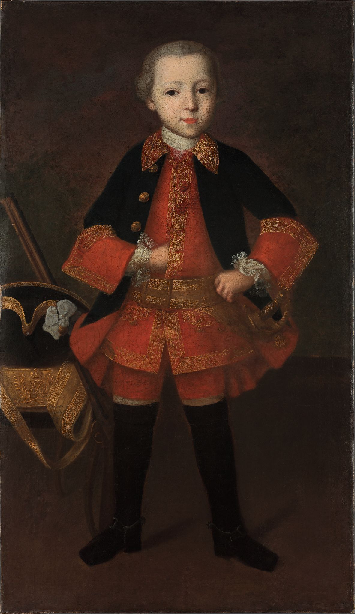 Портрет князя Ф.Н. Голицына в детстве, Ivan Vishnyakov, 1760