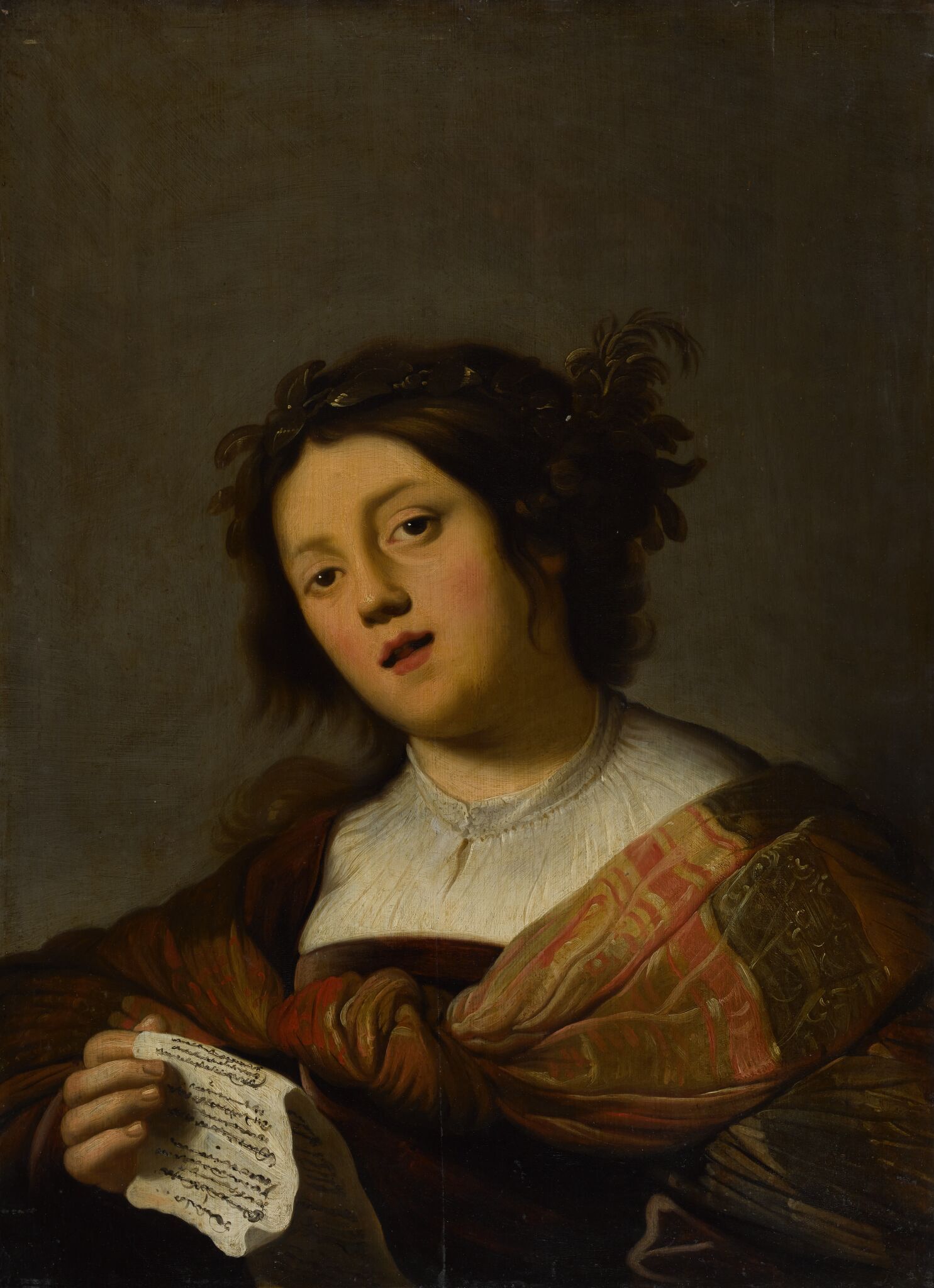 Поющая пастушка, Backer, Jacob Adriaensz., 1630s