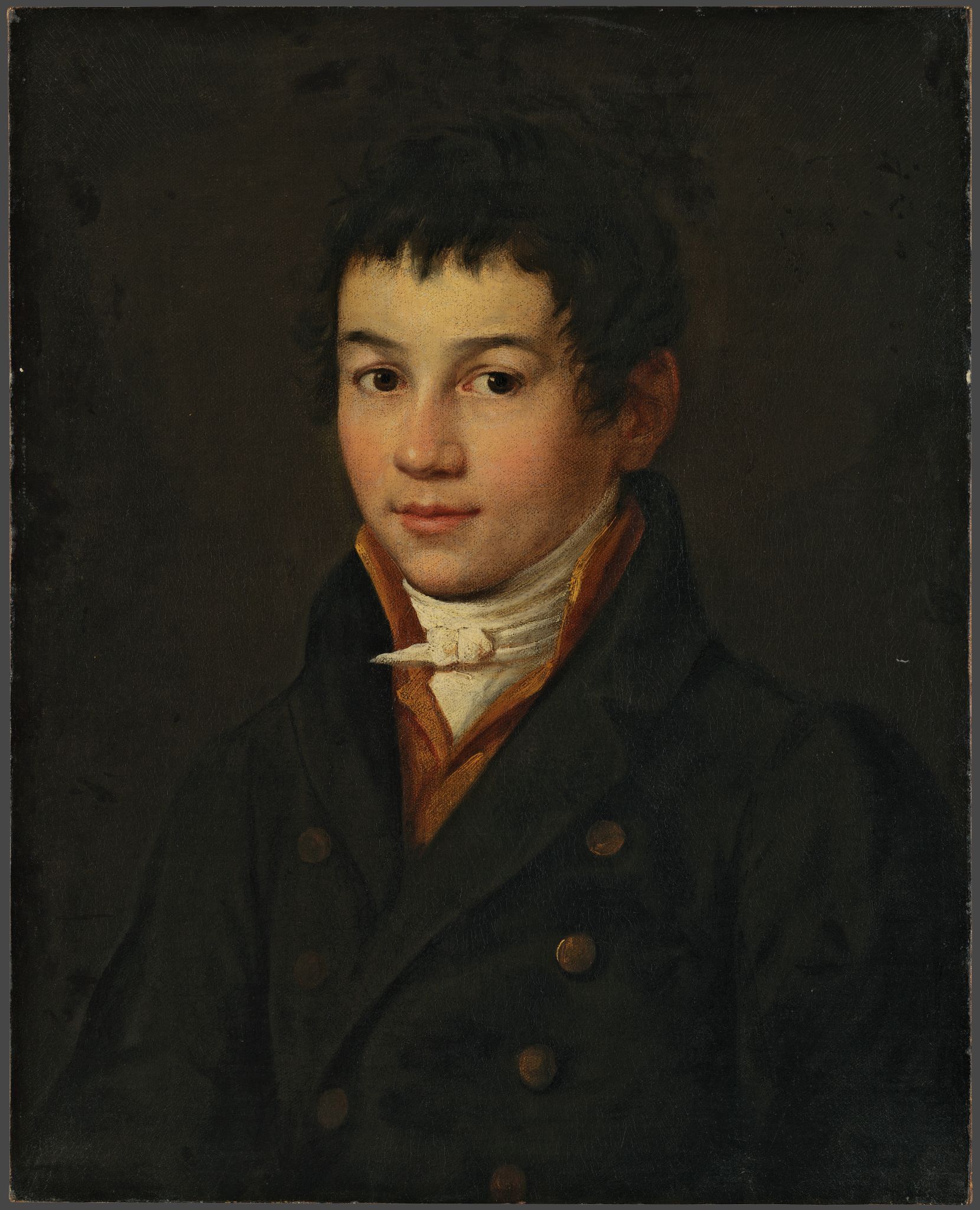 Автопортрет (в юношеском возрасте), Aleksey Yegorov, before 1803