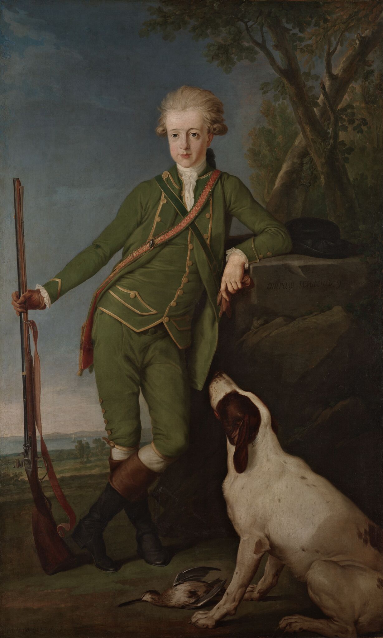 Портрет Никиты Петровича Панина в детстве, Petr Sokolov, 1779