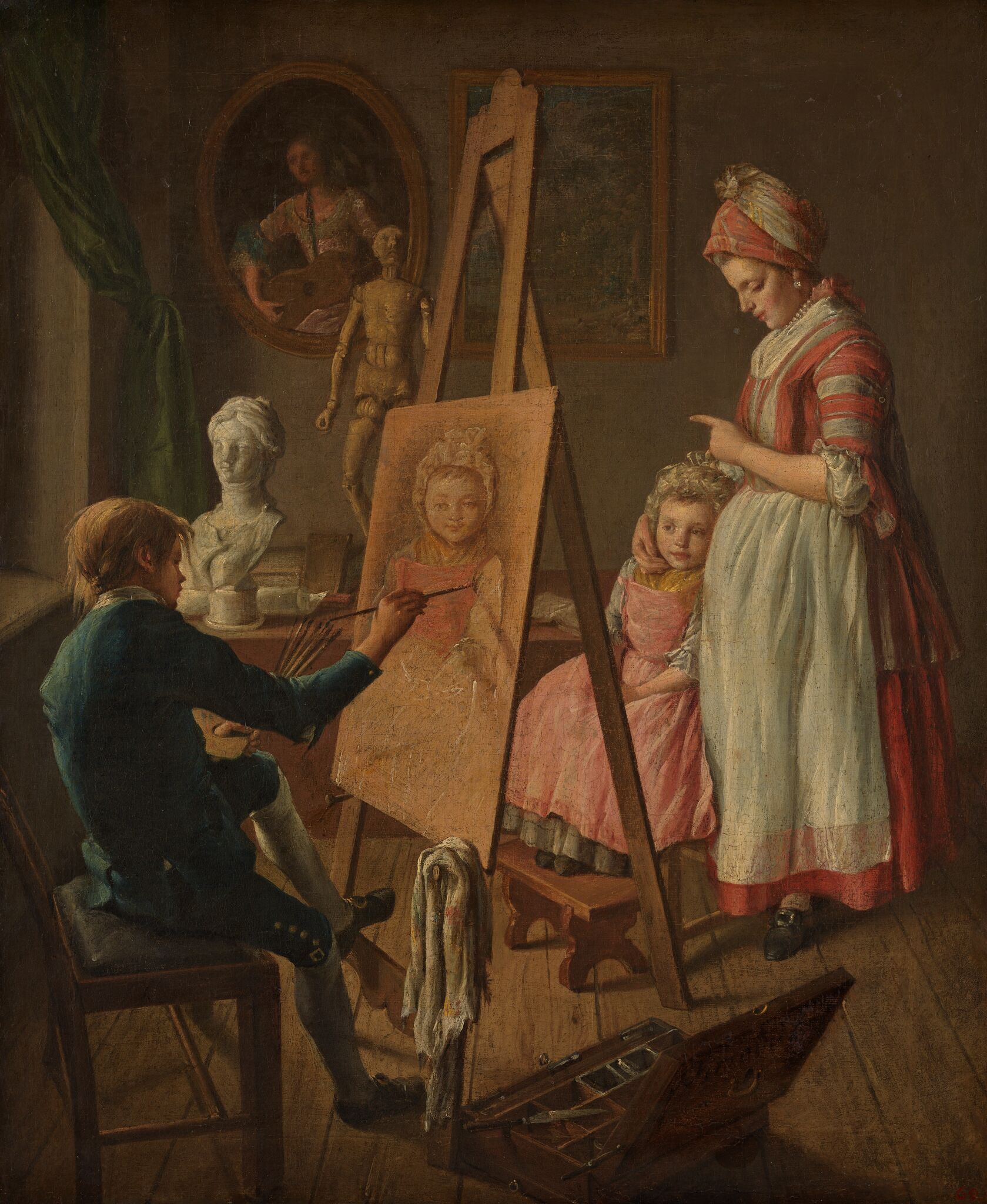 Юный живописец, Ivan Firsov, between 1765 and 1768