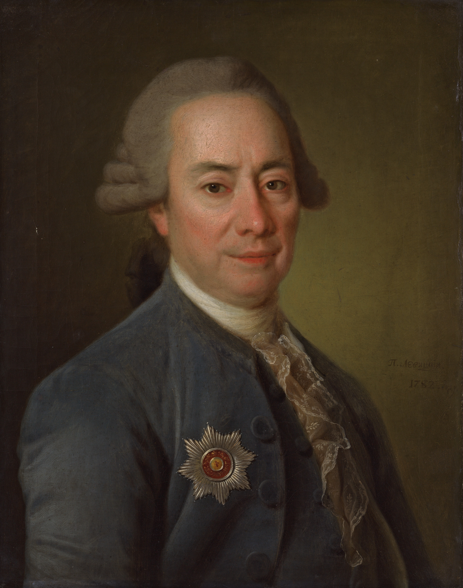 Портрет П.В. Бакунина Большого, Dmitry Levitzky, 1782