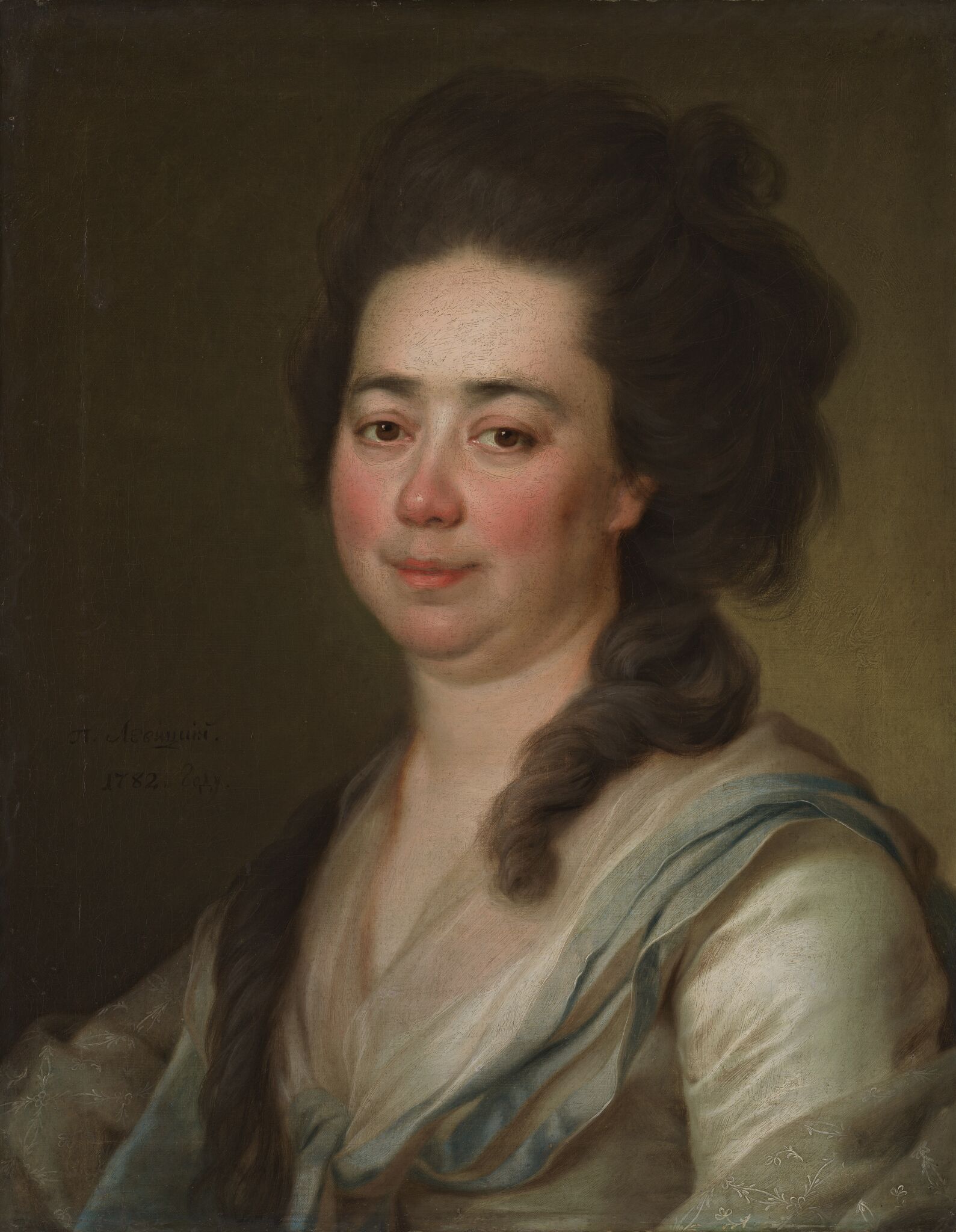 Портрет Е.А. Бакуниной, Dmitry Levitzky, 1782
