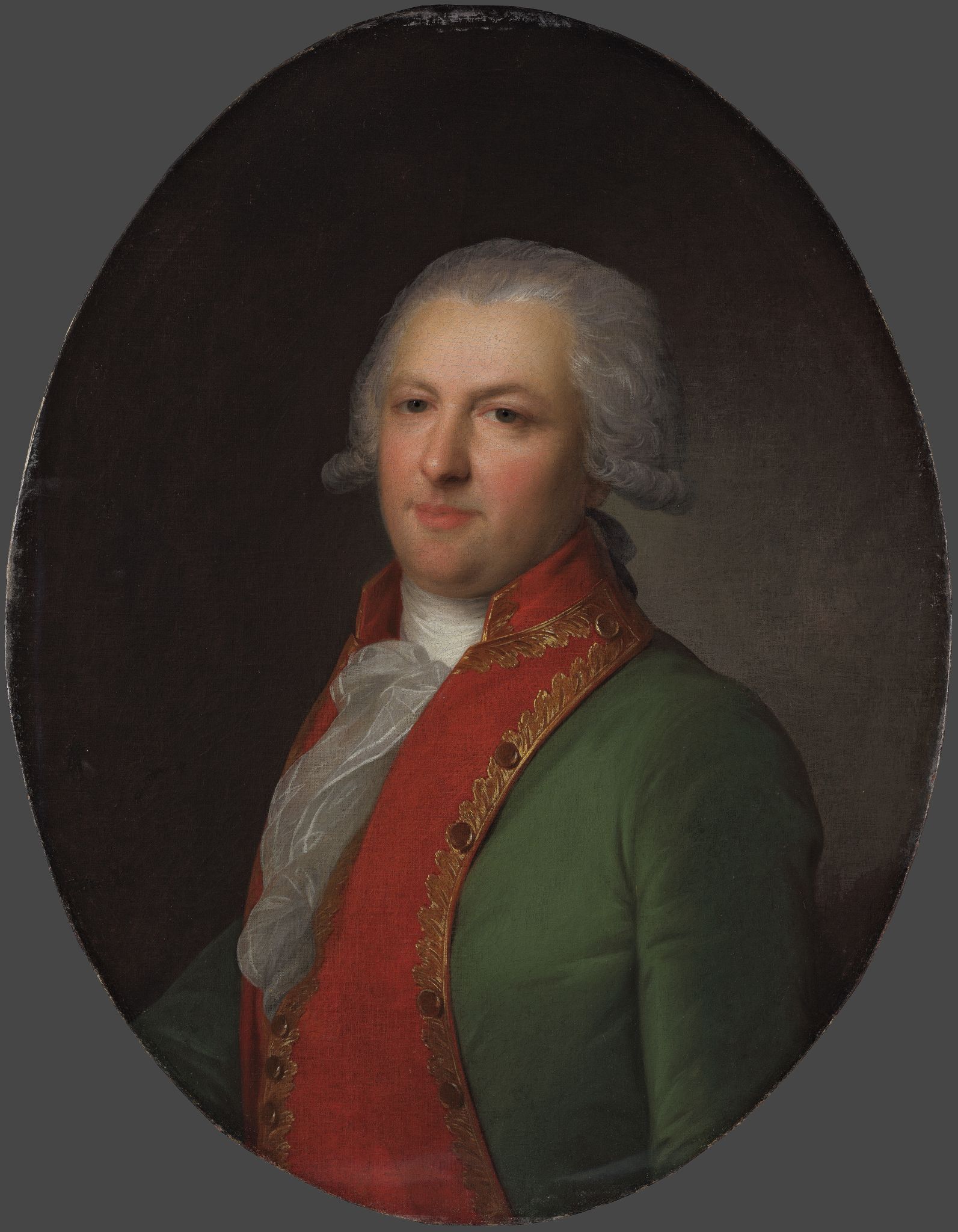 Портрет неизвестного генерала, Unknown artist, second half of the 18th century, 1790s