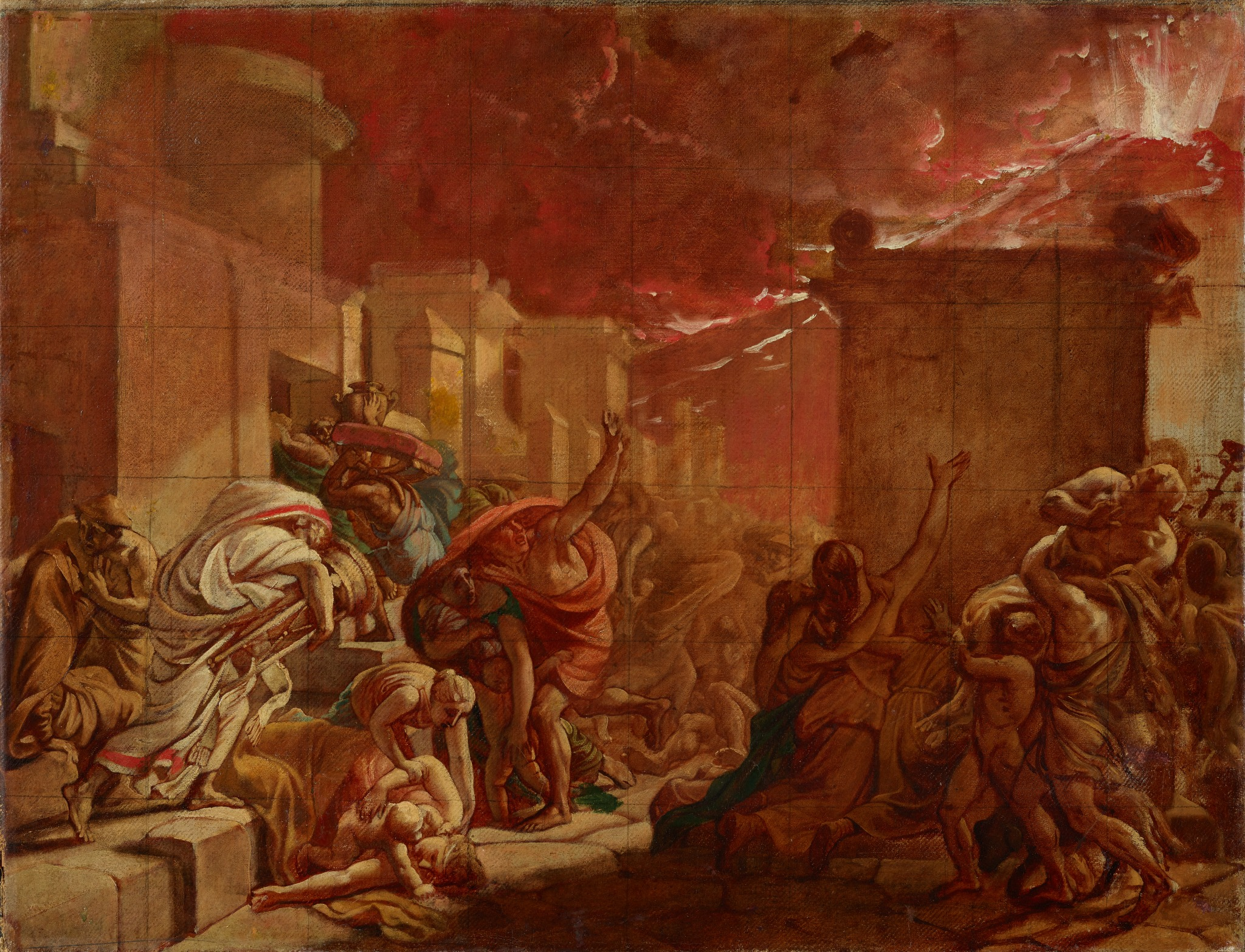 Последний день Помпеи, Karl Bryullov, 1827-1828