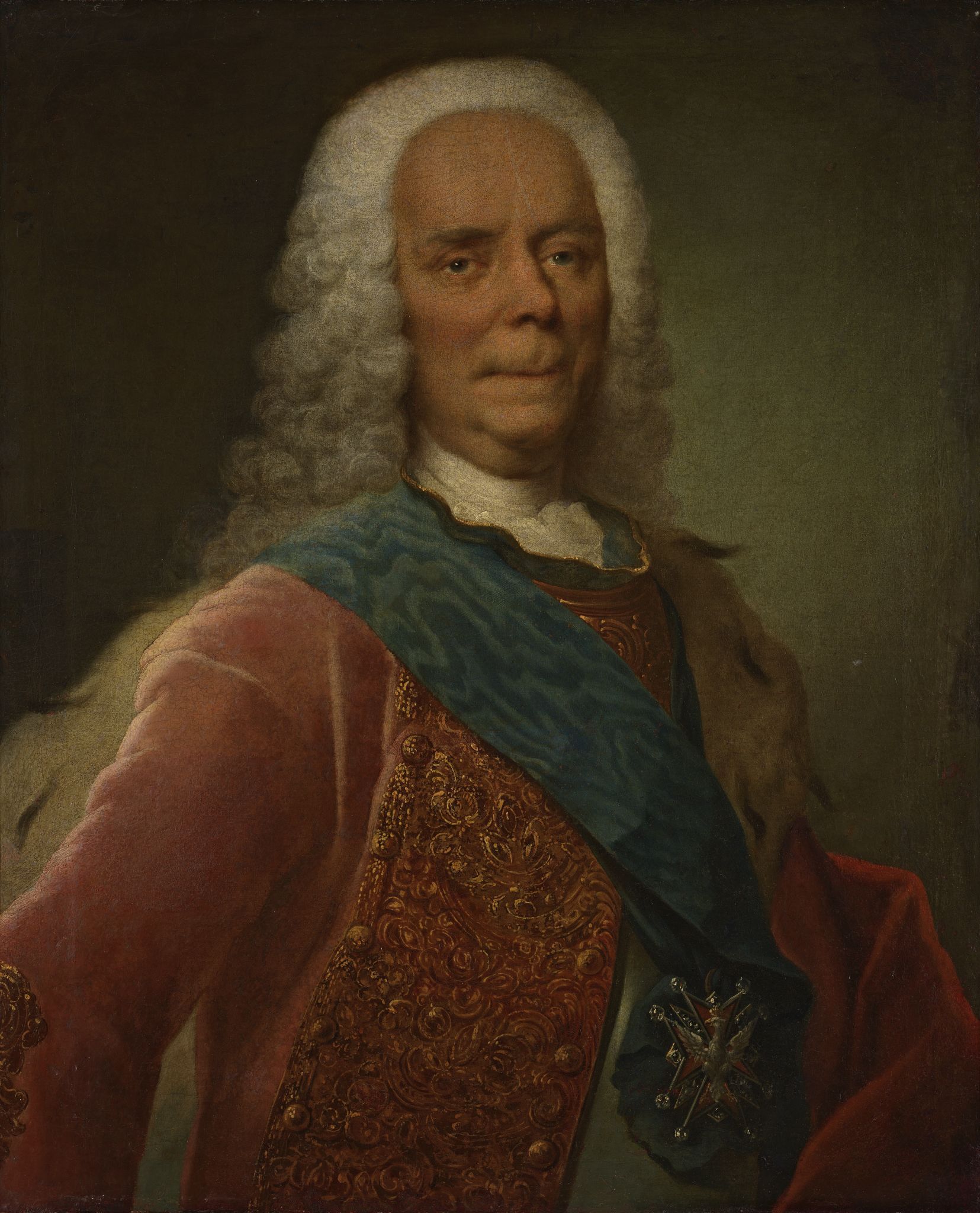 Портрет генерал-фельдмаршала князя В.В. Долгорукова, Georg Cristoph Grooth, before 1746