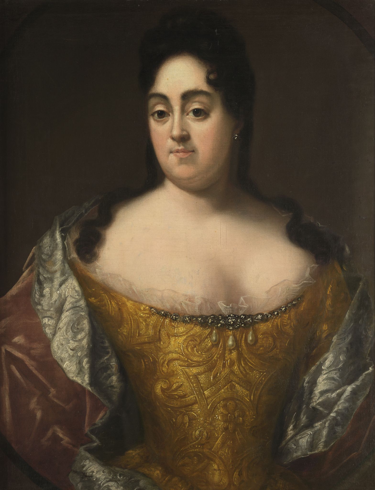 Портрет графини Е.Л. Ушаковой, Unknown artist, first quarter of the 18th century