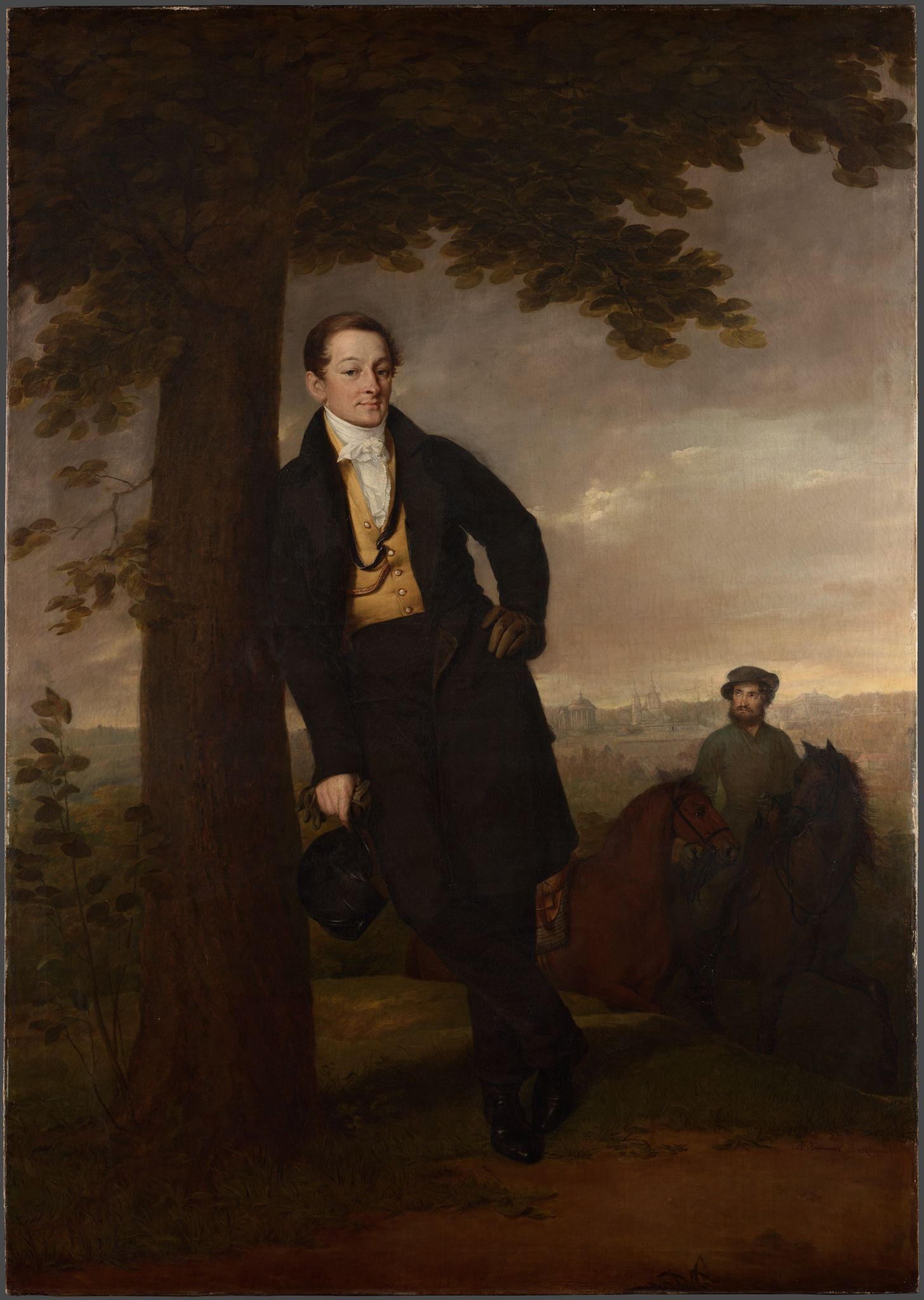 Портрет Андрея Ивановича Барышникова, Vasily Andreevich Tropinin, 1829