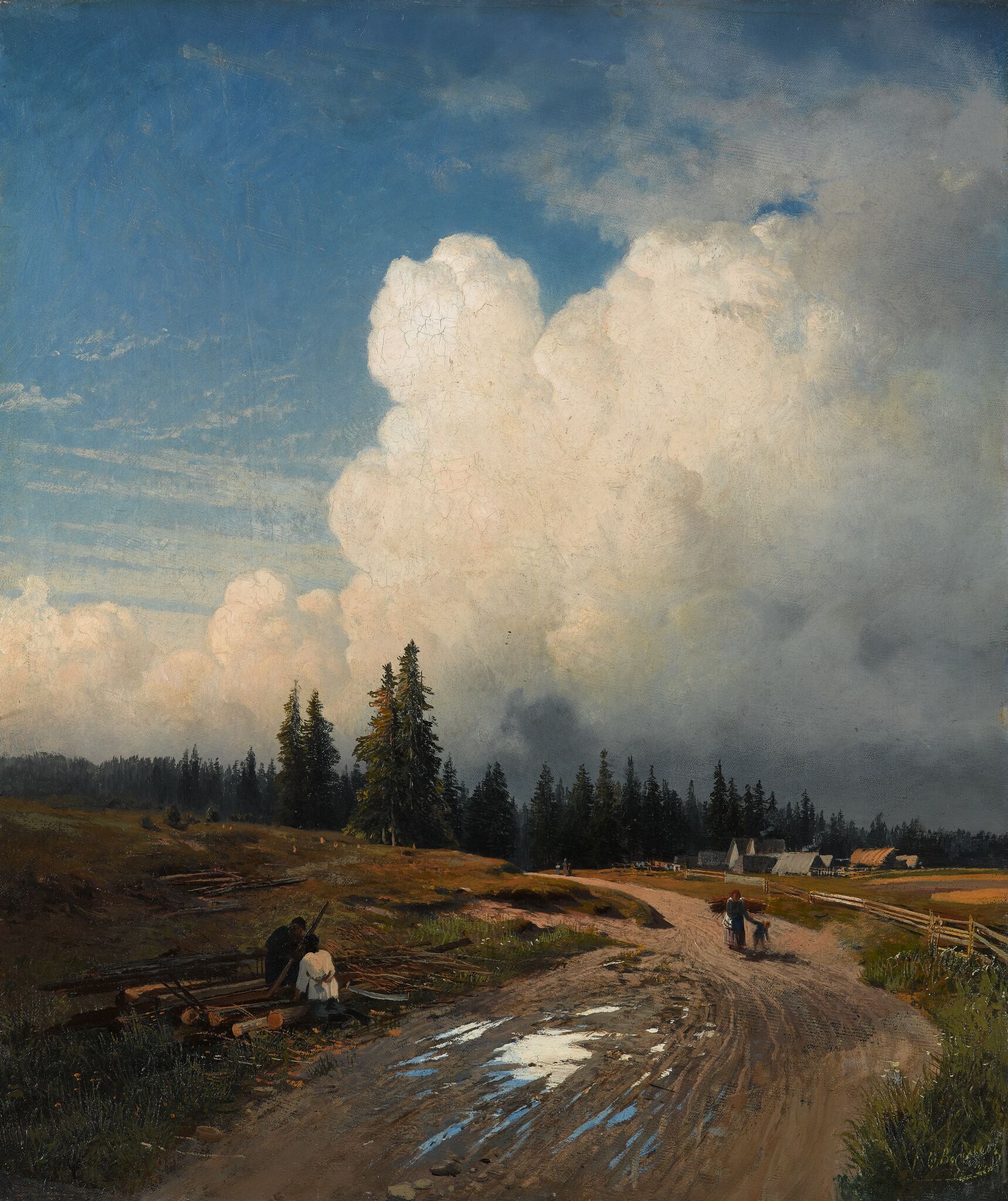 После грозы, Fyodor Vasilyev, 1868