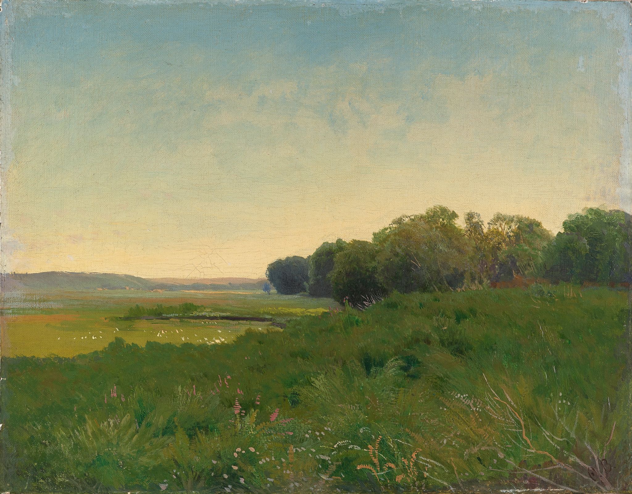 Мокрый луг, Fyodor Vasilyev, 1869-1871