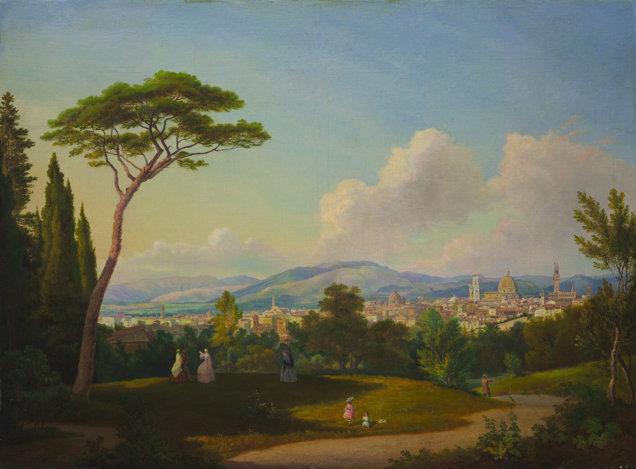 Вид Флоренции, Nikanor Chernetsov, 1859
