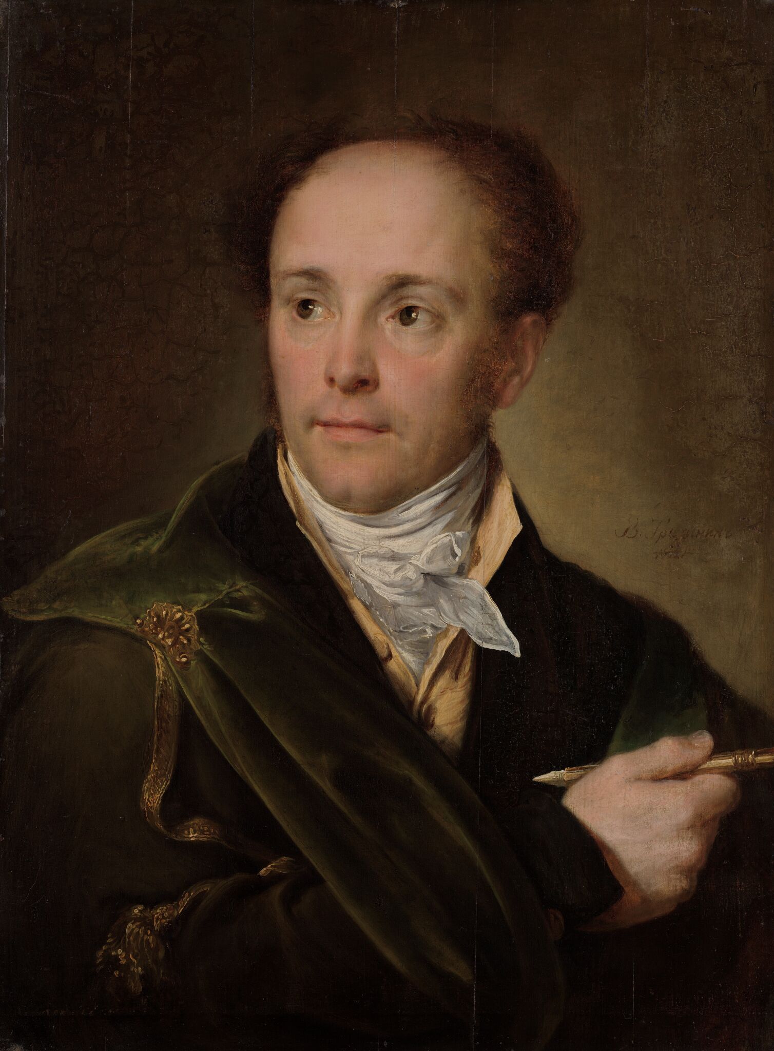 Портрет Егора Осиповича Скотникова, Vasily Andreevich Tropinin, 1821