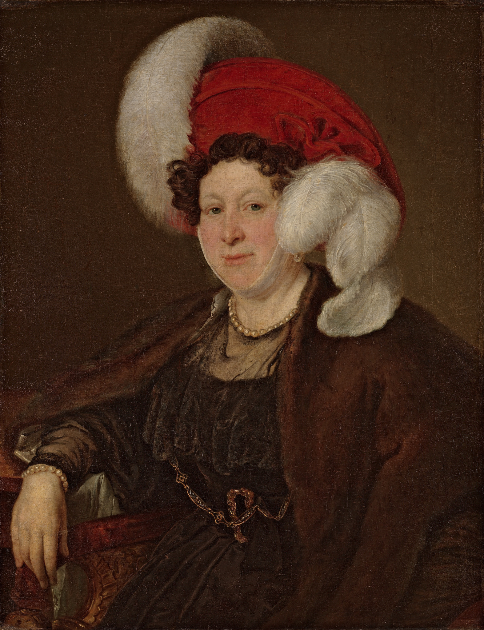 Портрет графини Н.А. Зубовой, Vasily Andreevich Tropinin, 1834