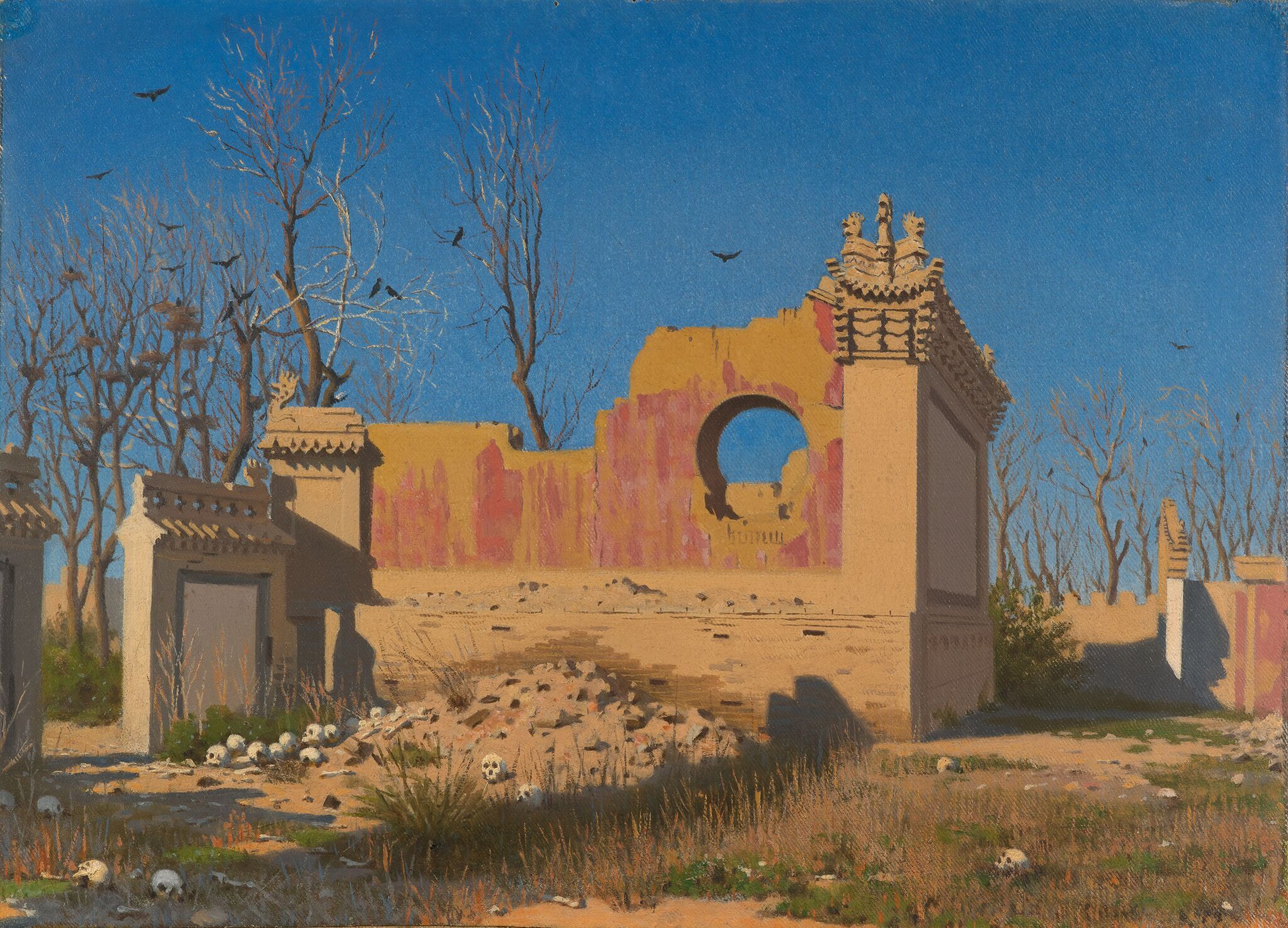 Развалины театра в Чугучаке, Vasily Vereshchagin, 1869–1870