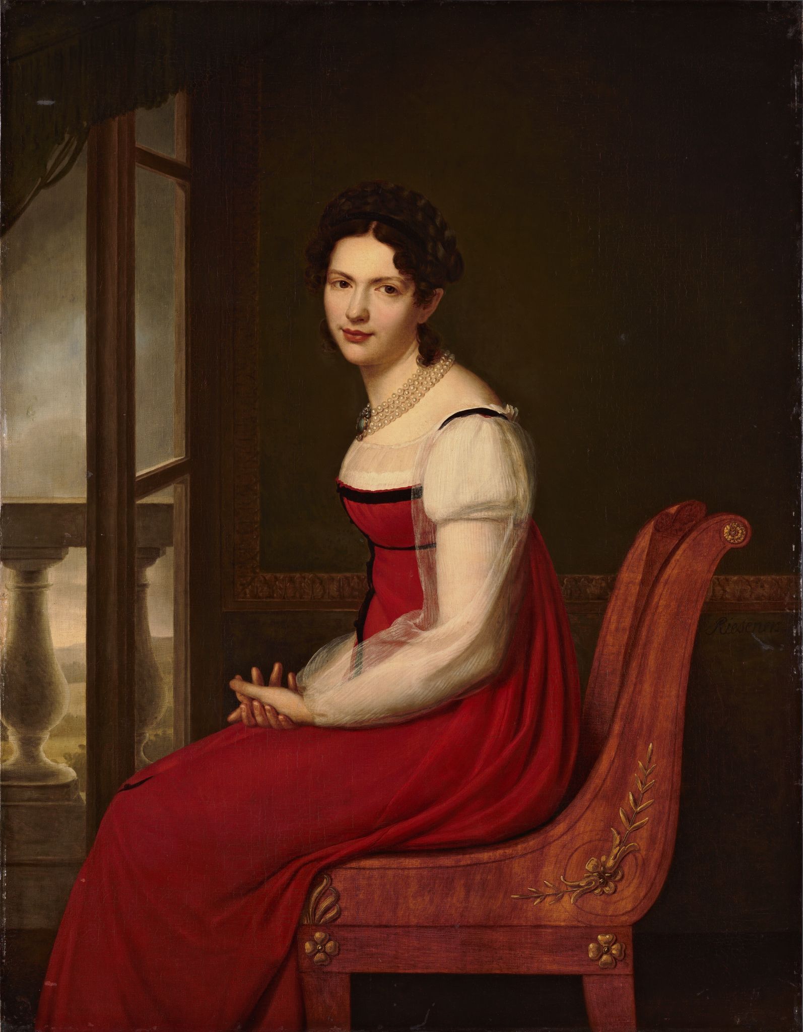 Портрет княгини Варвары Сергеевны Долгоруковой, Henri-François Riesener, late 1810s – early 1820s