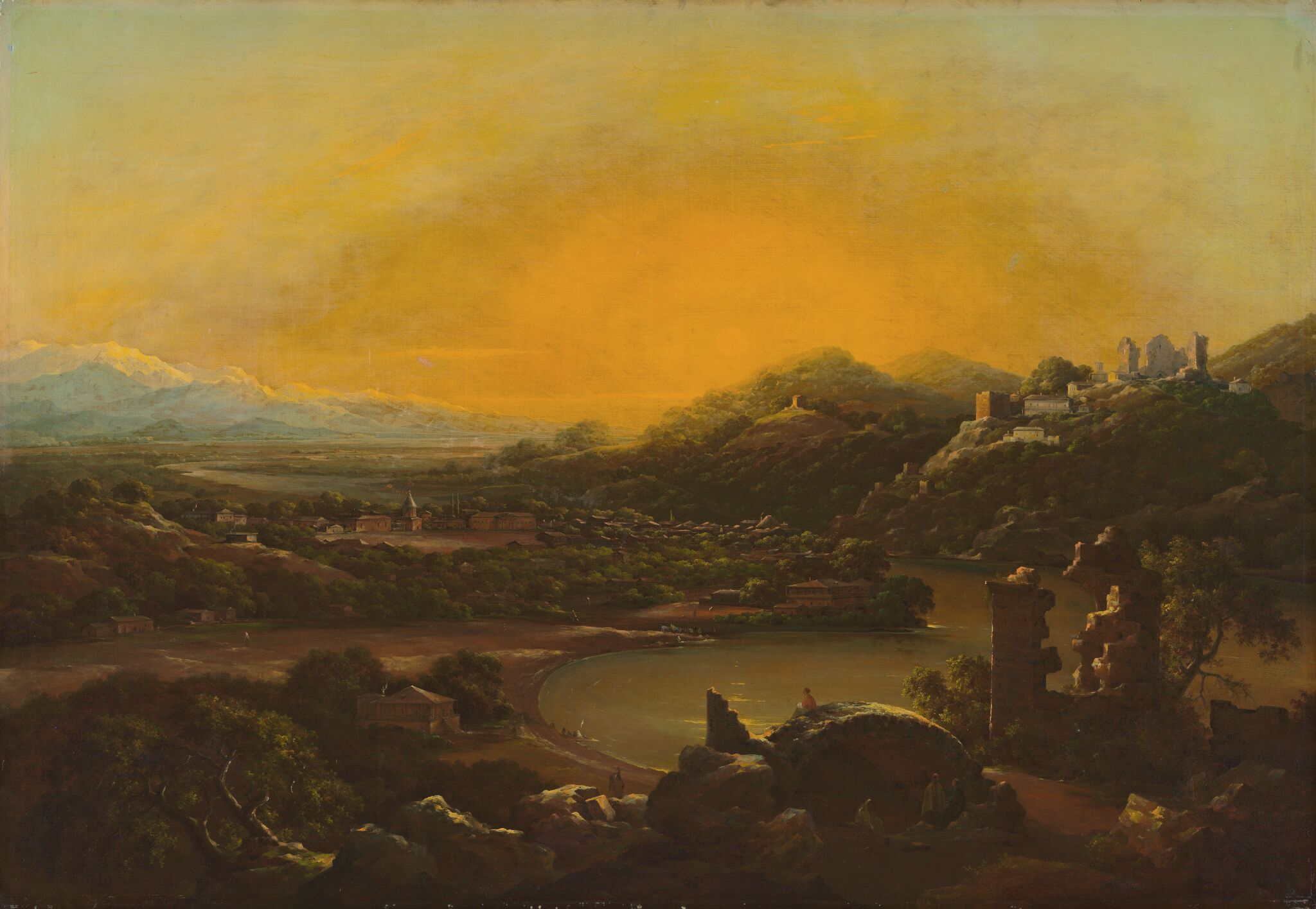 Вид Кутаиса, Nikanor Chernetsov, 1857