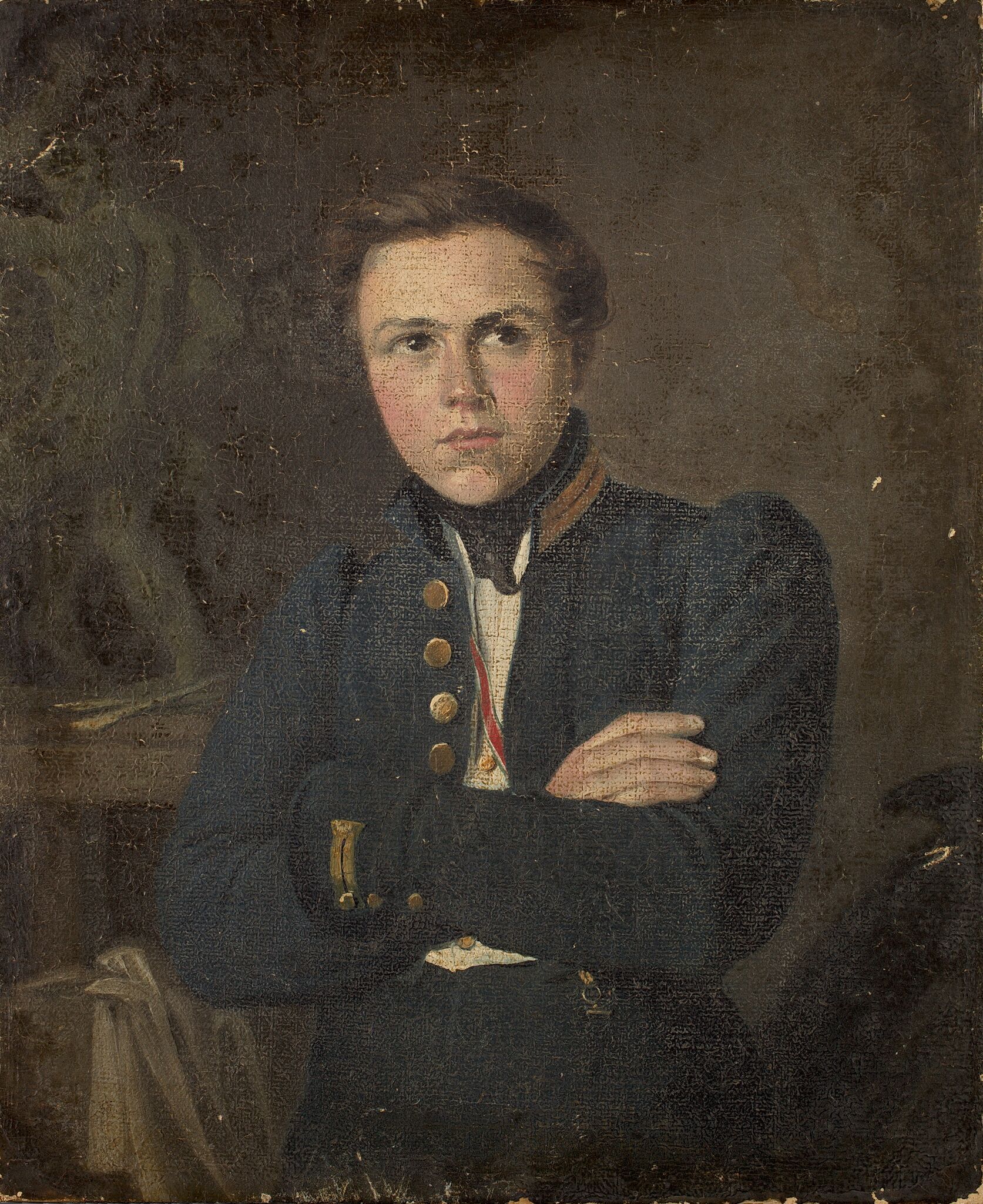 Портрет А.И. Теребенева, Mikhail Scotti, 1835