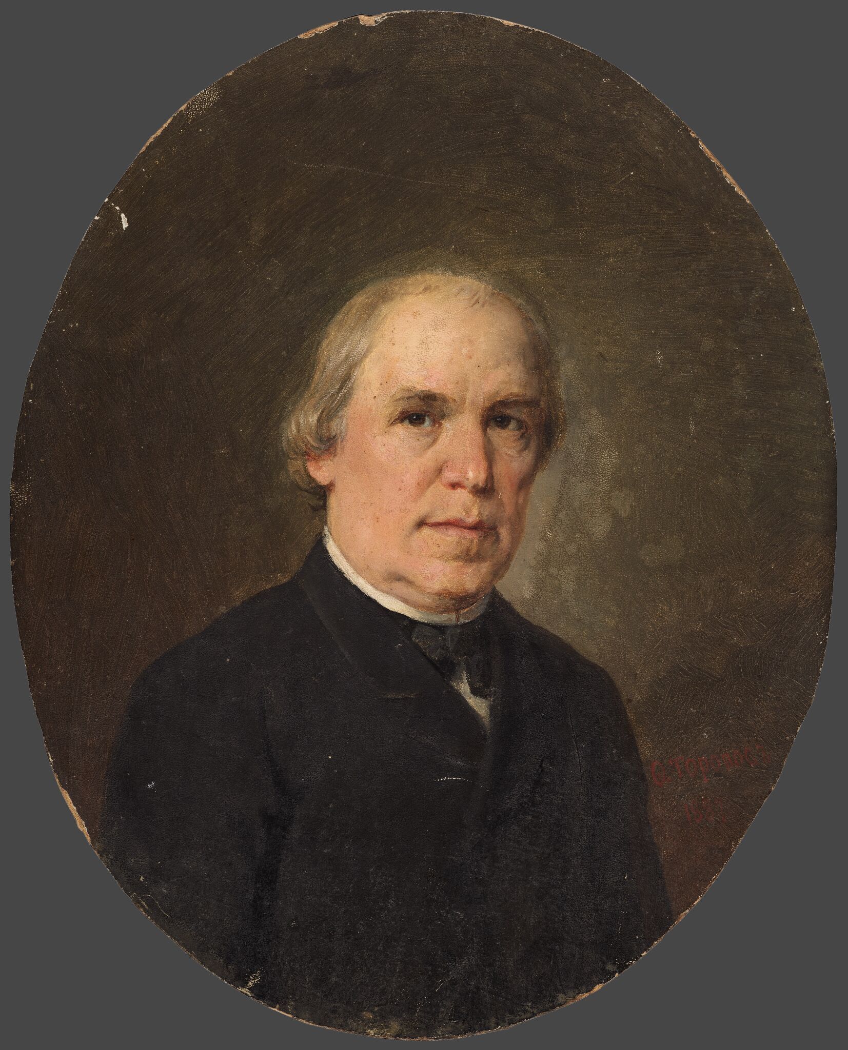 Автопортрет, Foma Toropov, 1887