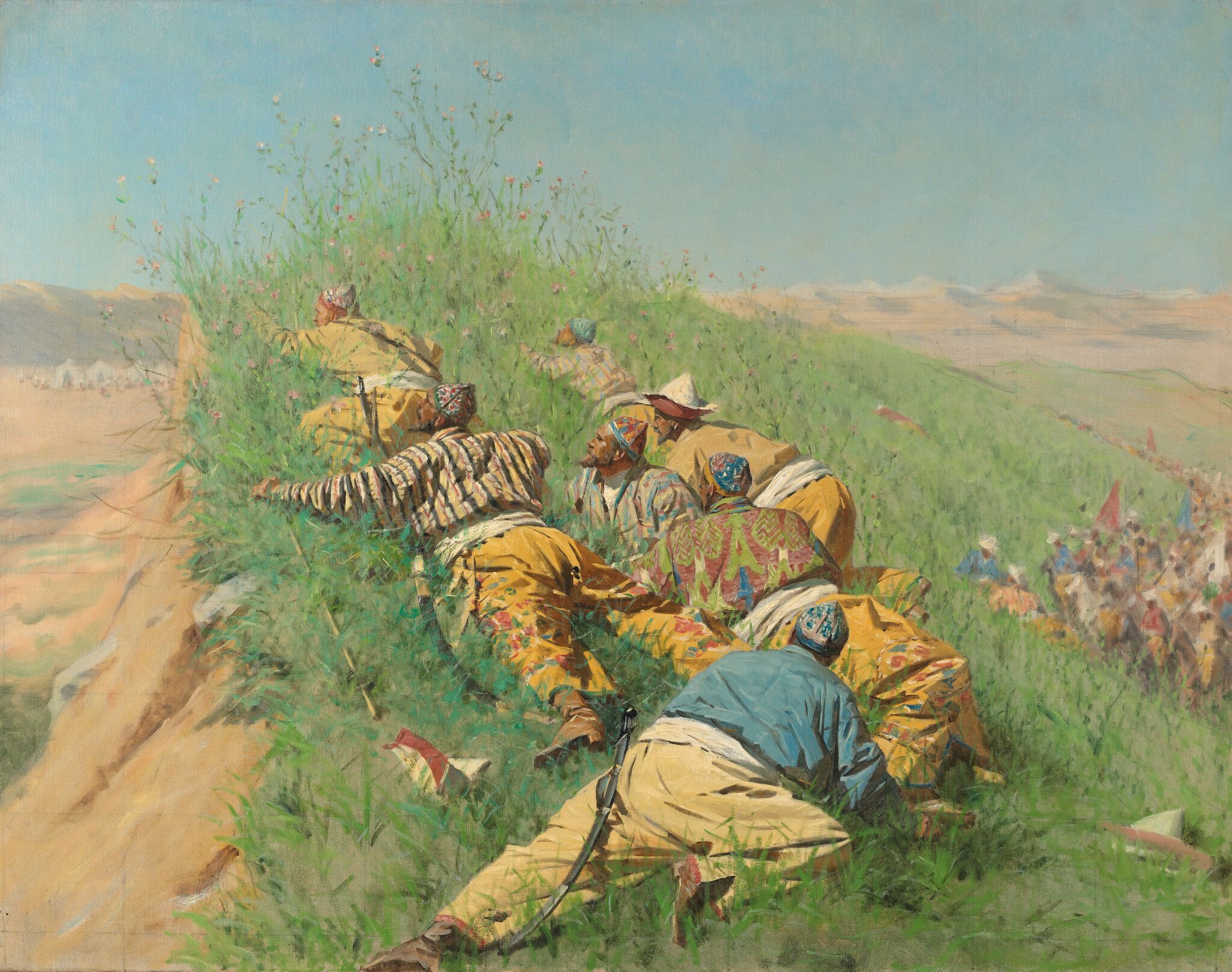 «Высматривают», Vasily Vereshchagin, 1873