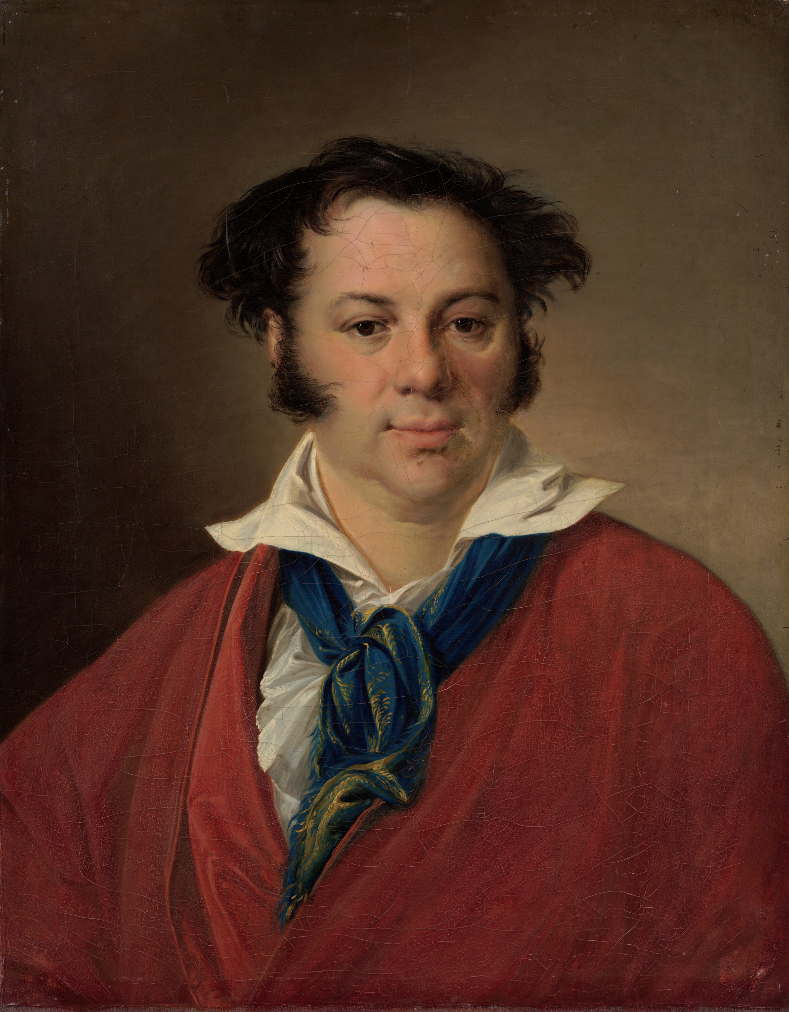 Портрет К.Г. Равича, Vasily Andreevich Tropinin, 1823