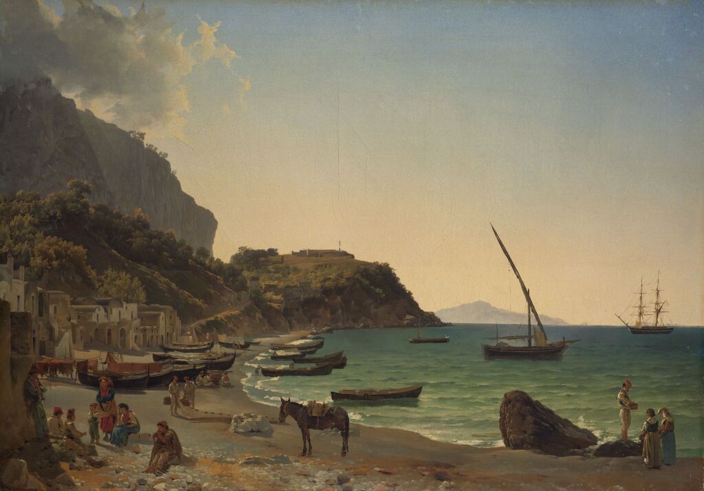 Большая гавань на острове Капри