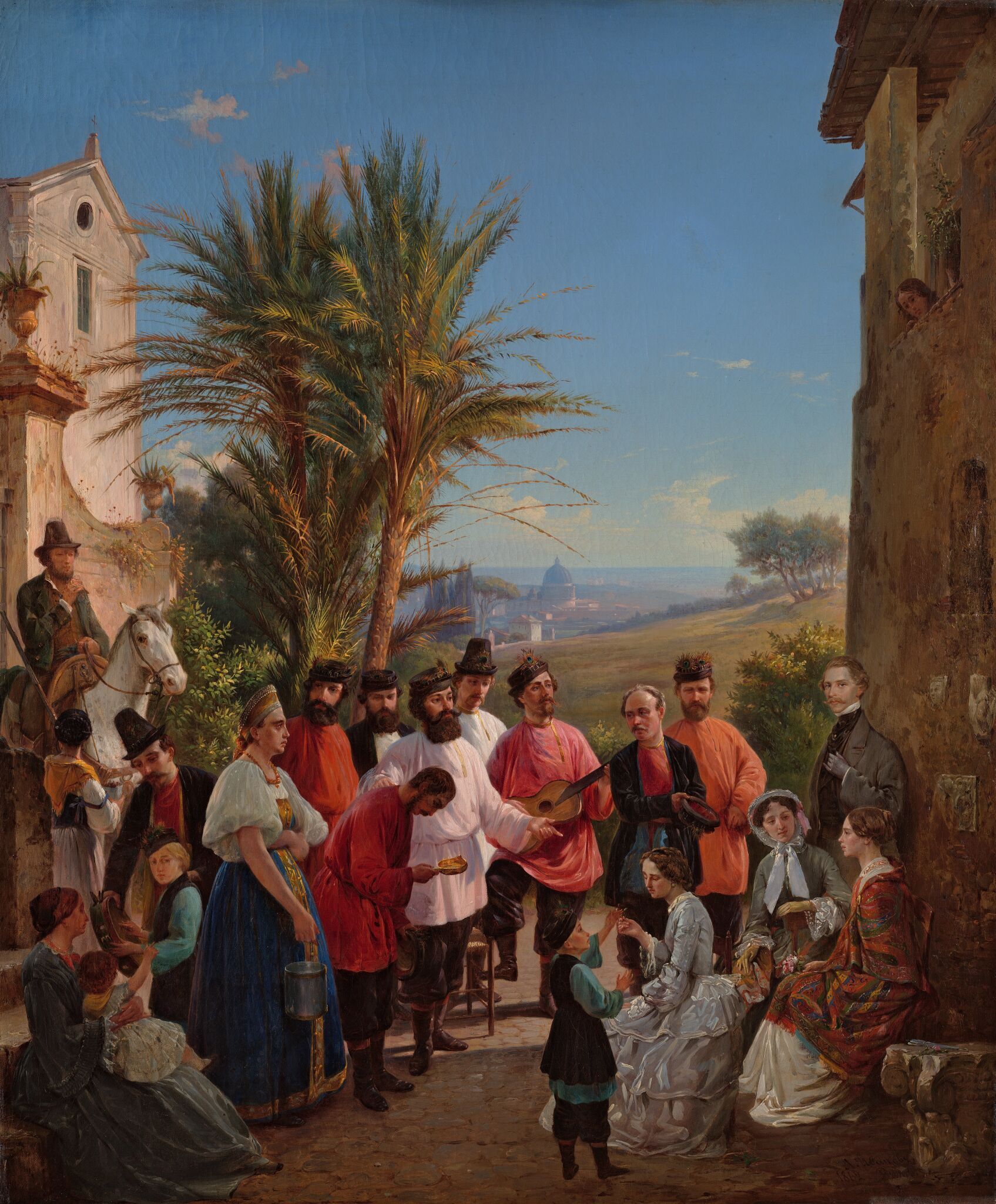 Русские песенники в Риме, Anton Ivanov, 1862