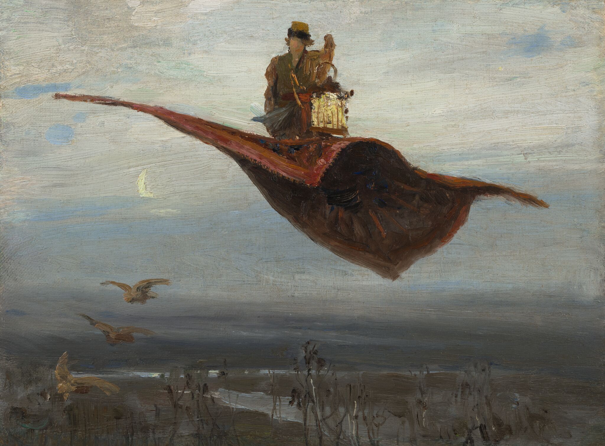 Ковер-самолет, Viktor Vasnetsov, late 1870s