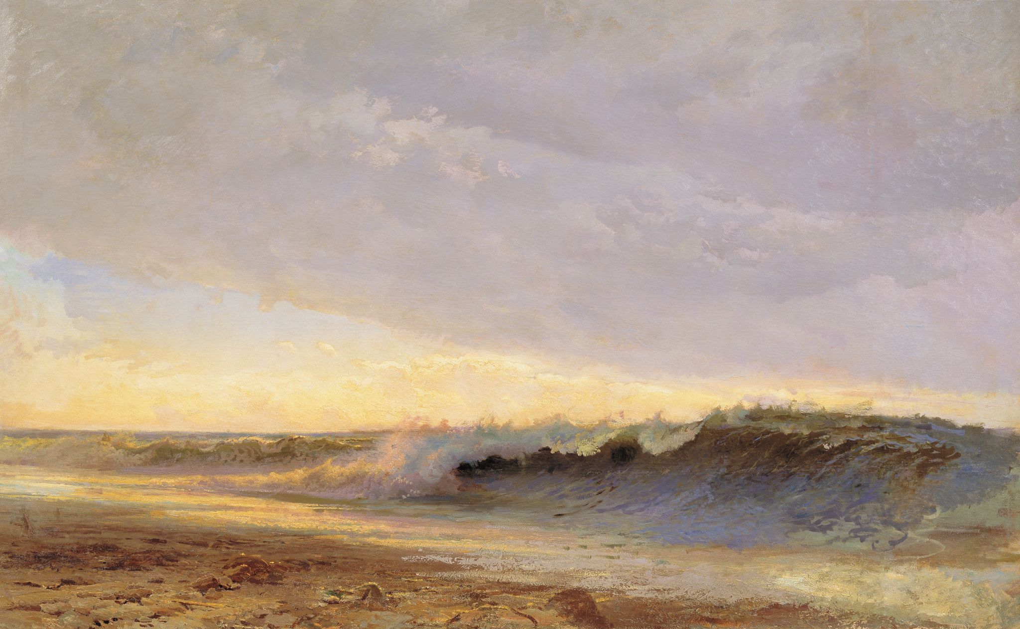 Прибой волн, Fyodor Vasilyev, 1871-1873