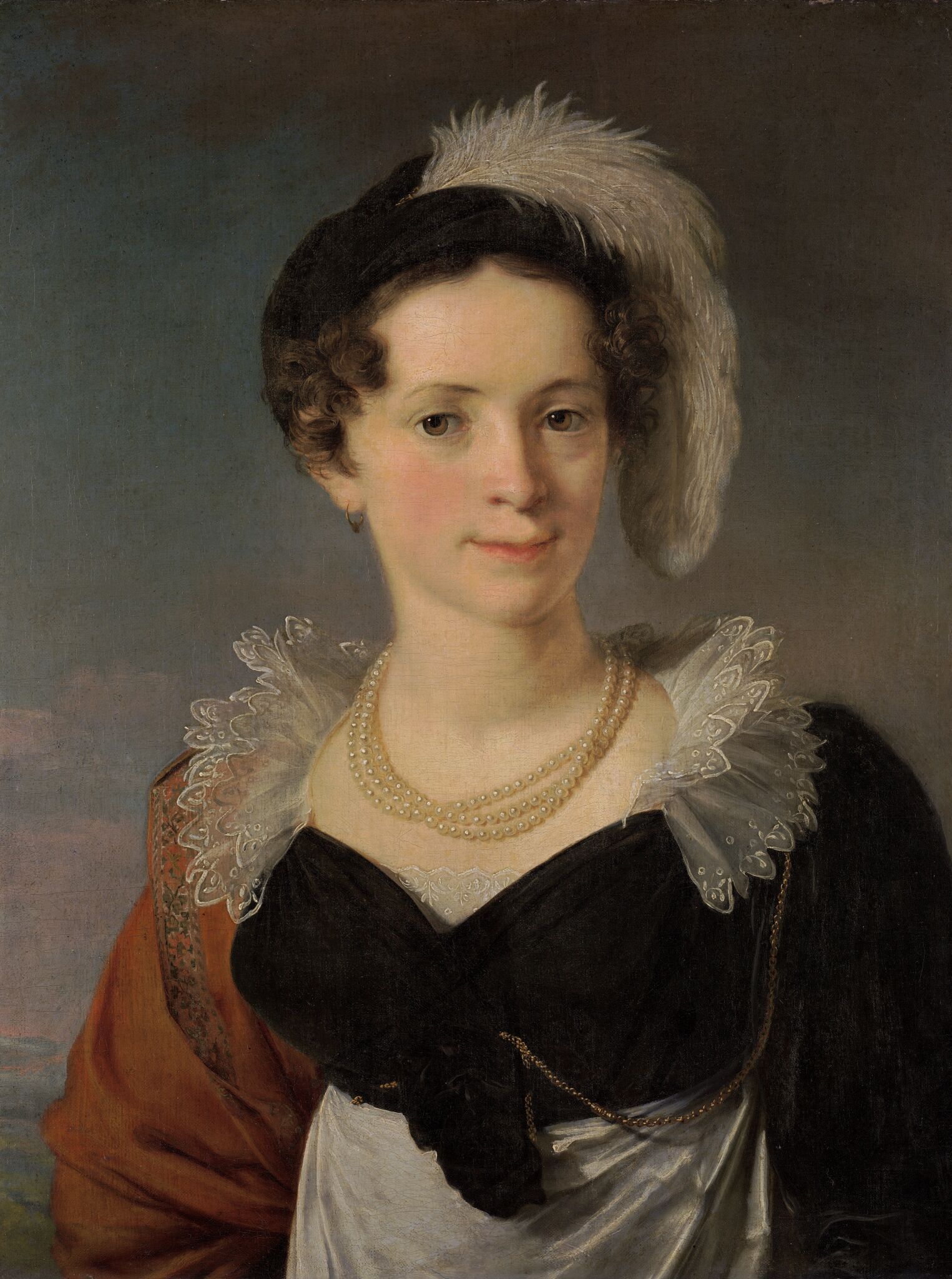 Портрет графини Н.И. Чернышевой, Vasily Andreevich Tropinin, between 1816 and 1818