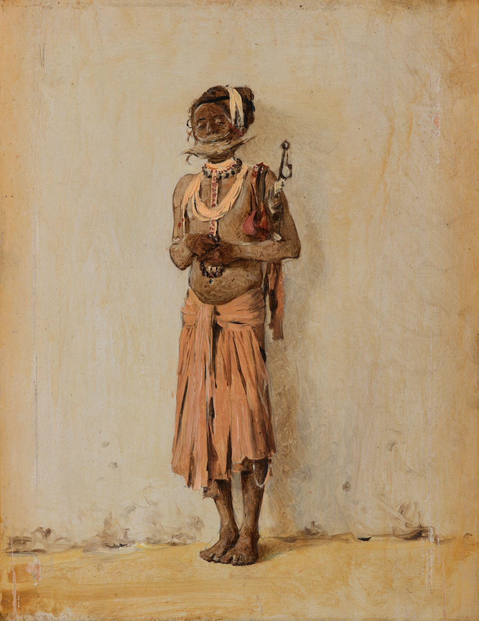 Факир Бомбейской провинции, Vasily Vereshchagin, 1874-1876