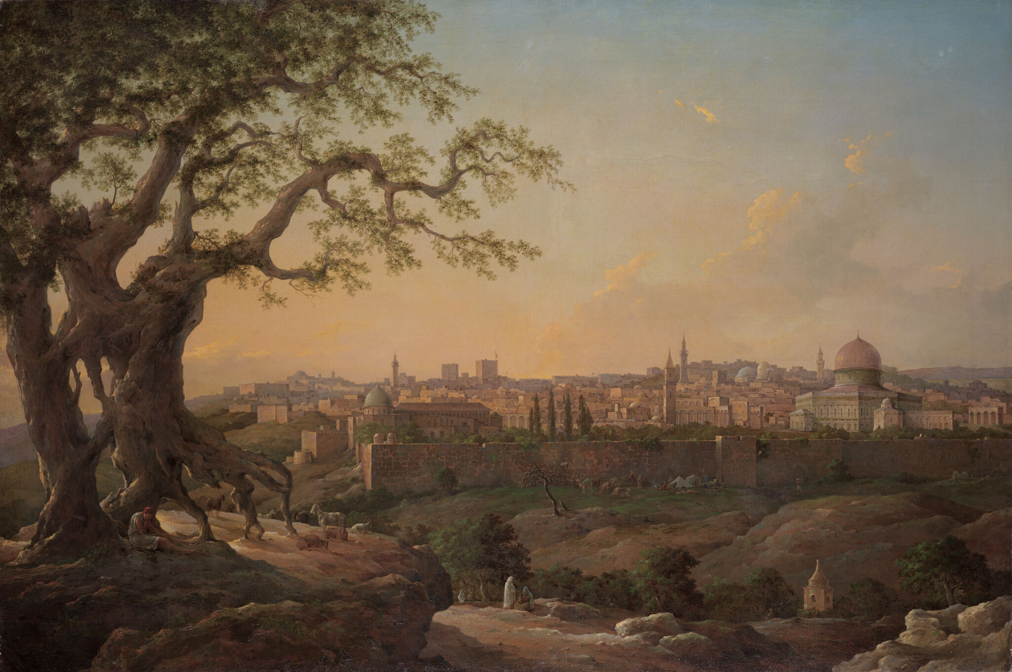 Вид Иерусалима, Nikanor Chernetsov, 1854