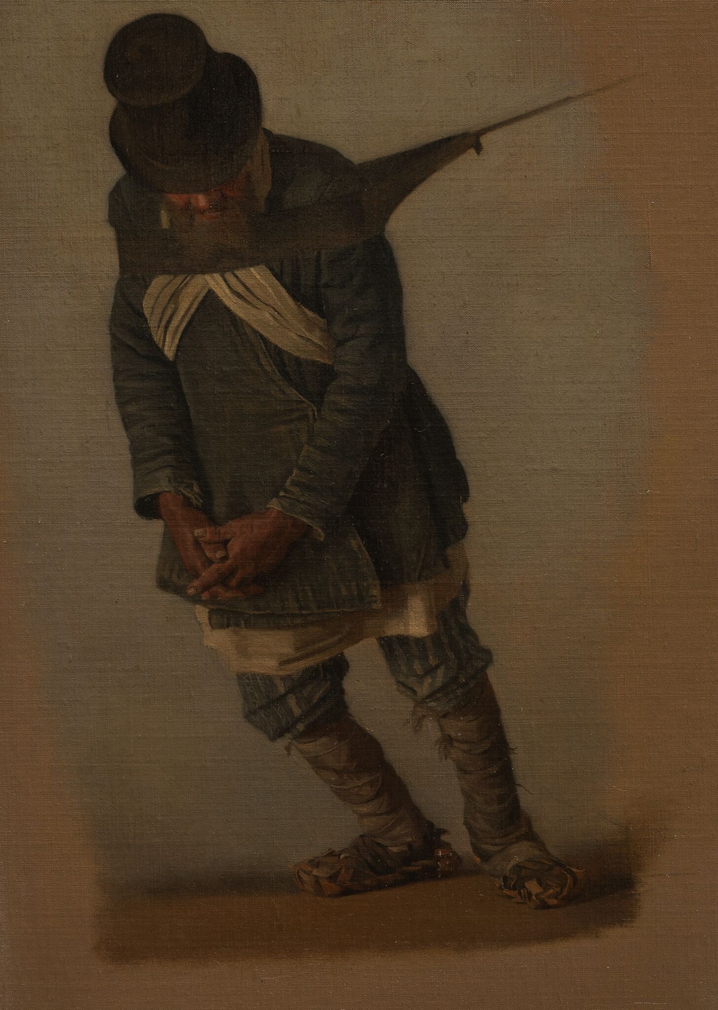 Бурлак, с низко наклоненной головой, Vasily Vereshchagin, 1866