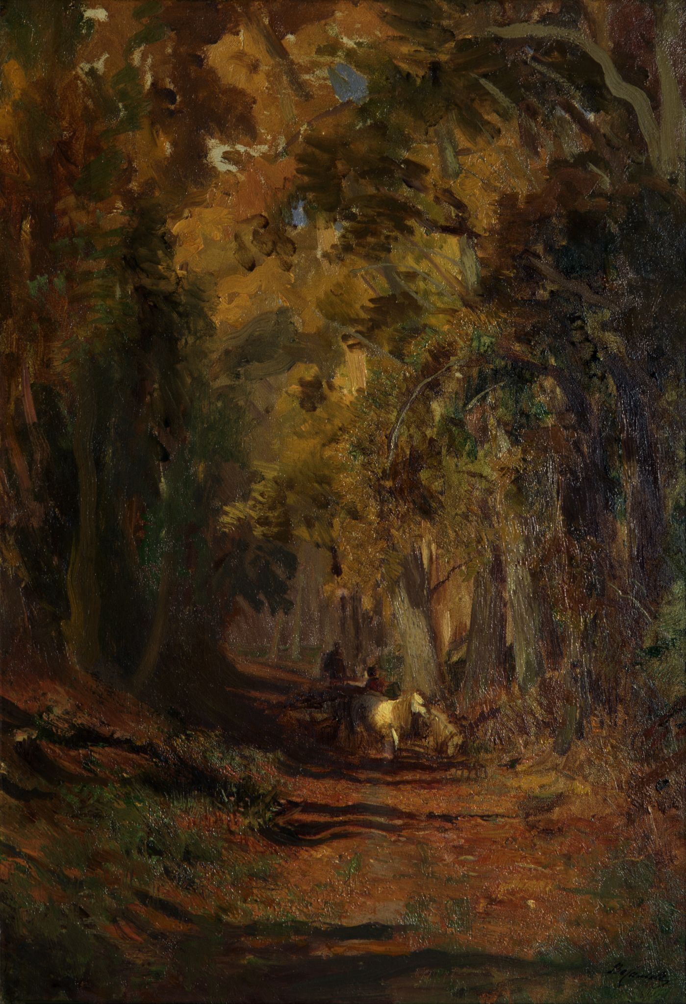 Осенний лес, Fyodor Vasilyev, 1872