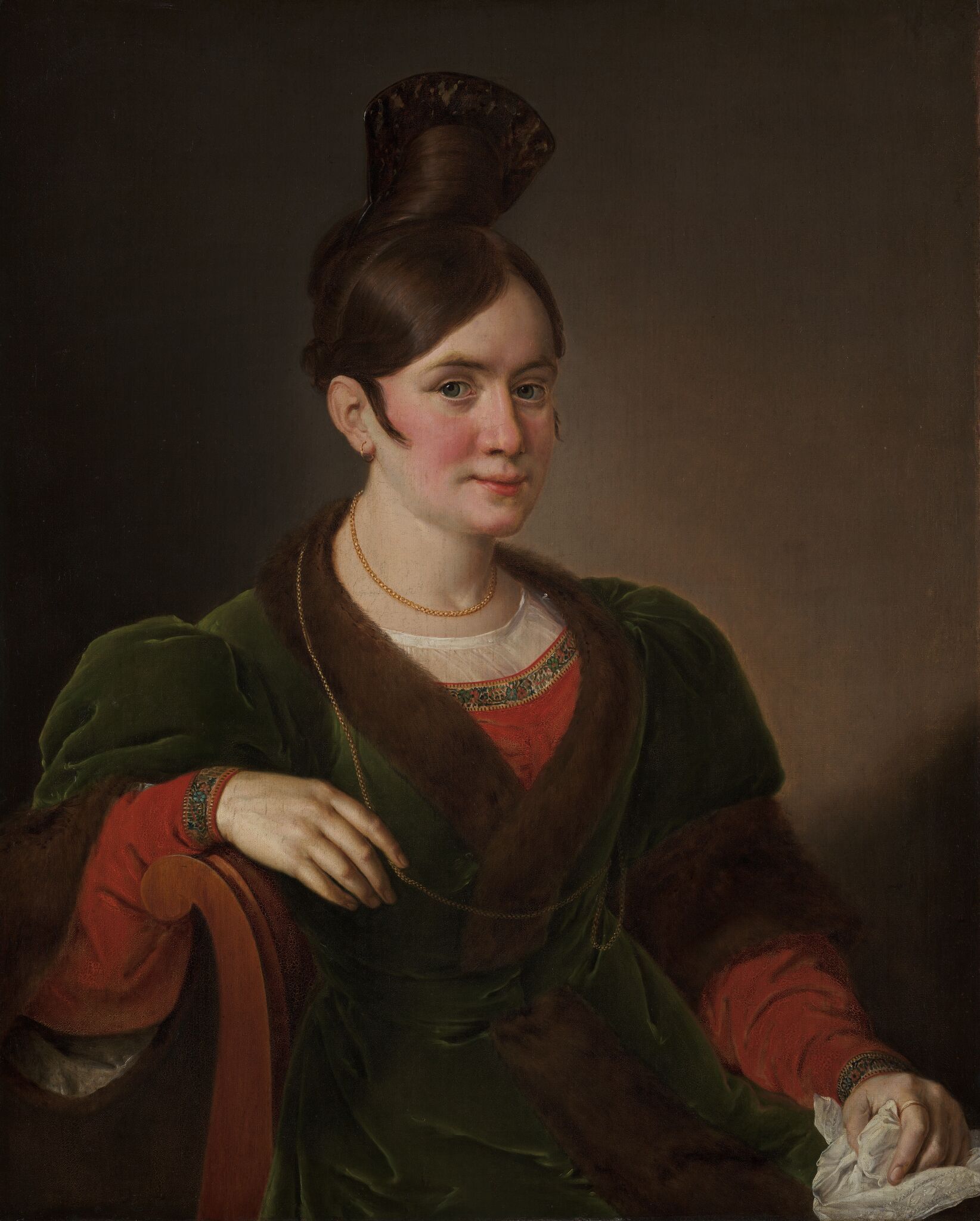 Портрет А.И. Киселёвой, Vasily Andreevich Tropinin, late 1820s – no later than 1831