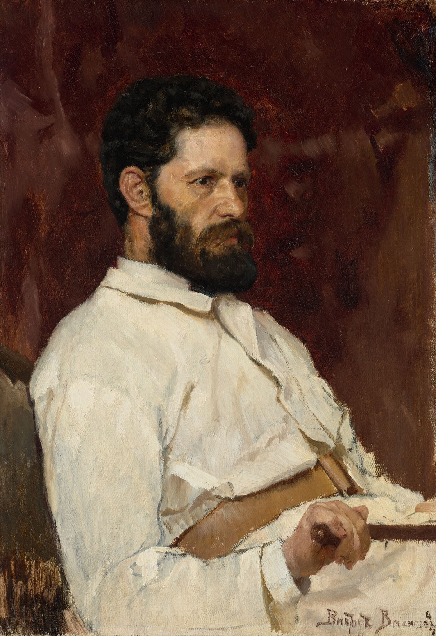 Портрет М.М. Антокольского, Viktor Vasnetsov, 1884