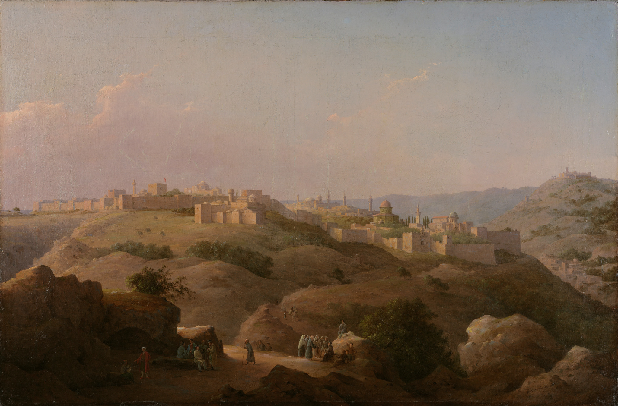 Вид Иерусалима, Nikanor Chernetsov, 1857