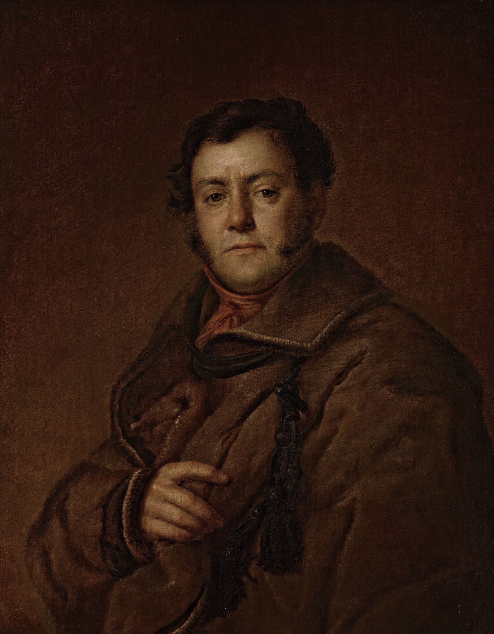 Портрет В.М. Яковлева, Vasily Andreevich Tropinin, early 1830s