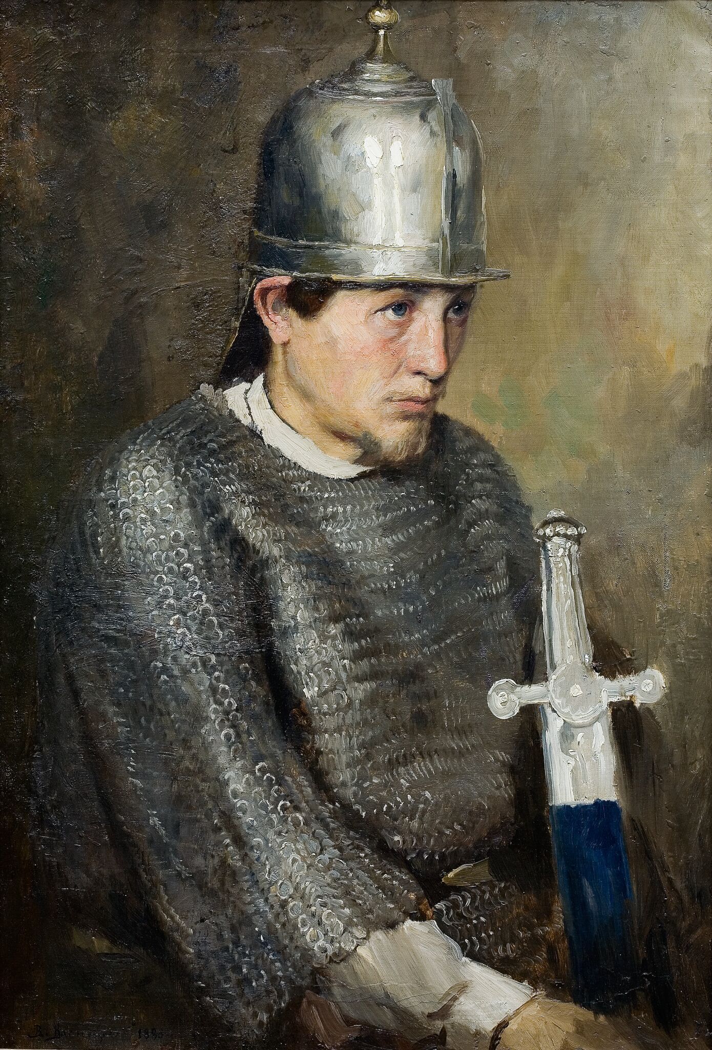 Витязь, Viktor Vasnetsov, 1883