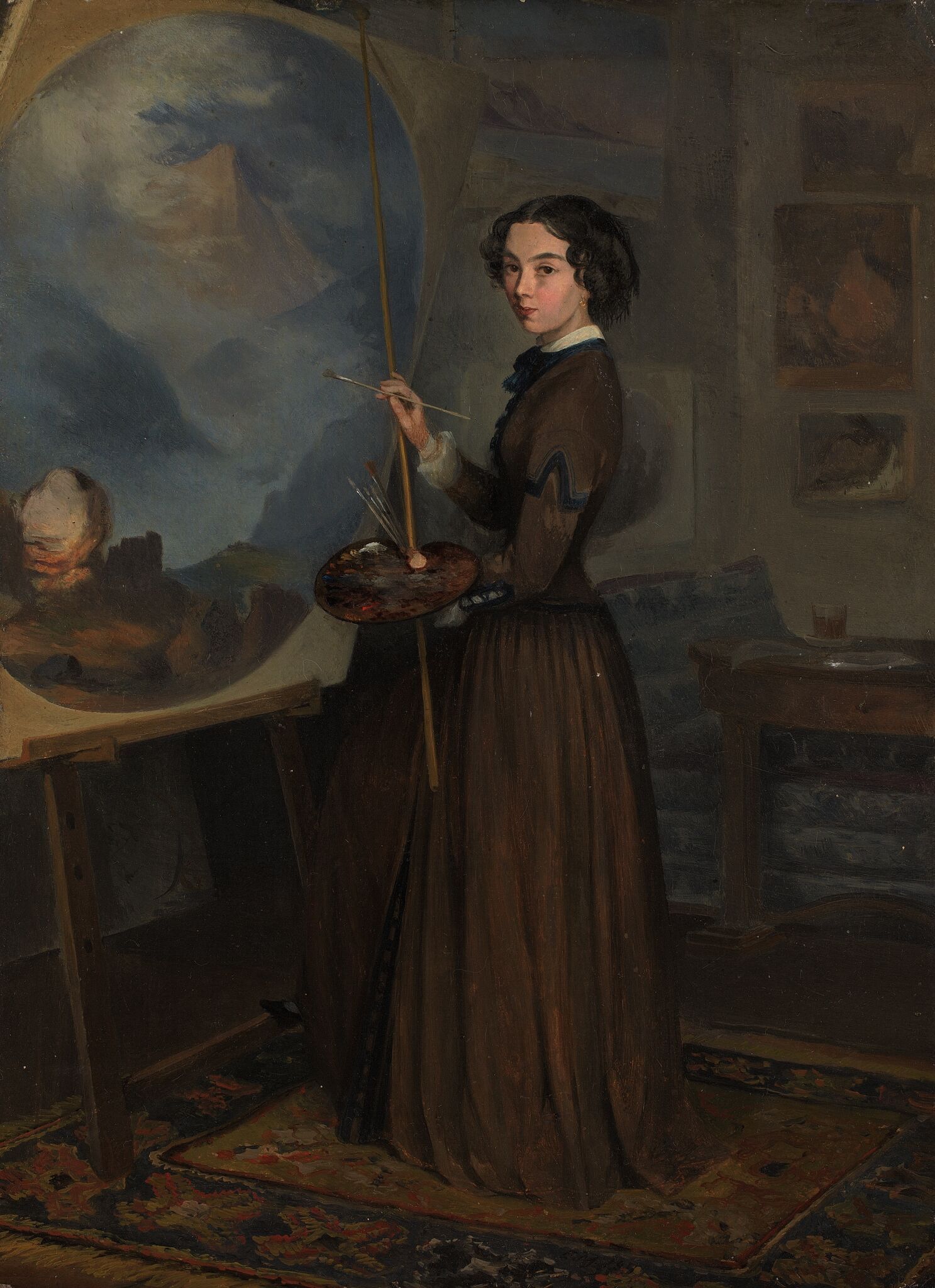 Автопортрет, Sofya Sukhovo-Kobylina, 1847