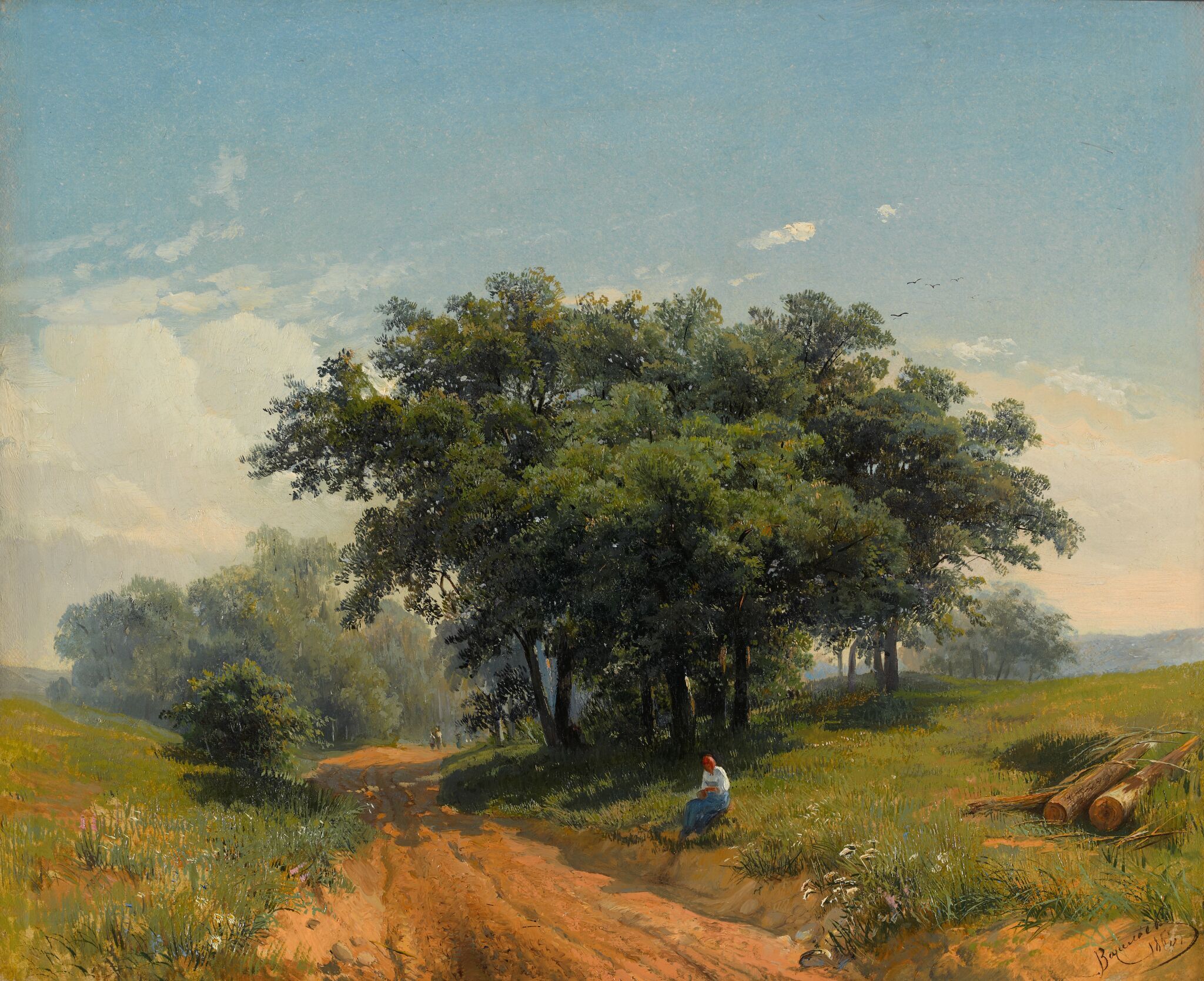 Летний жаркий день, Fyodor Vasilyev, 1869