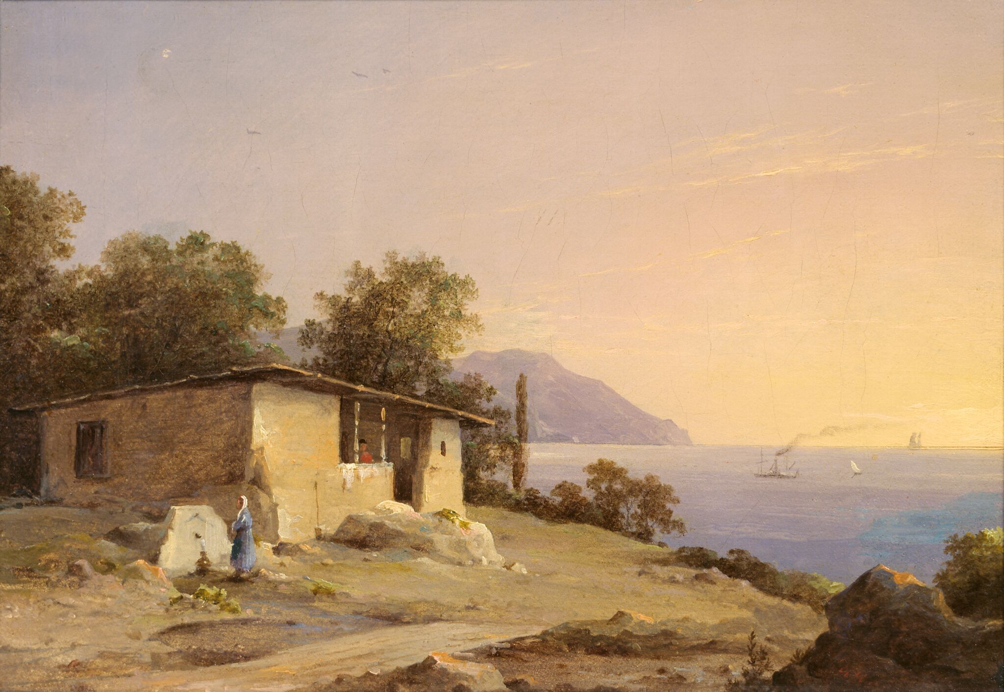 Татарский домик в Ореанде, Nikanor Chernetsov, 1835